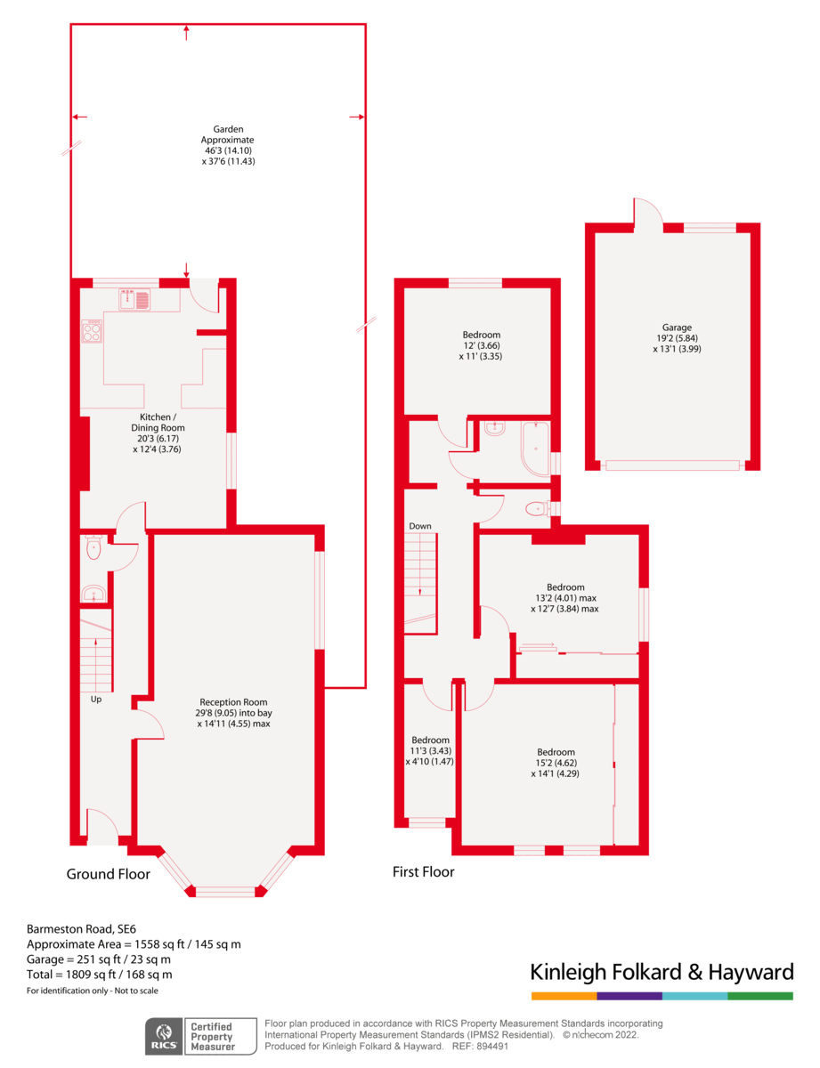 54, Barmeston Road, London floorplan