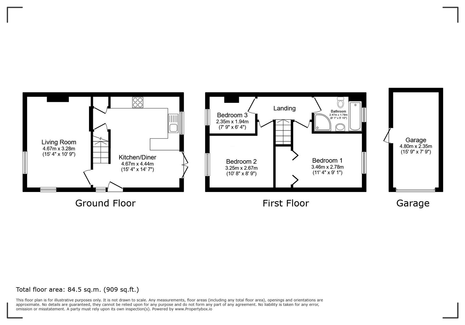 2, Meadow View, Towcester floorplan