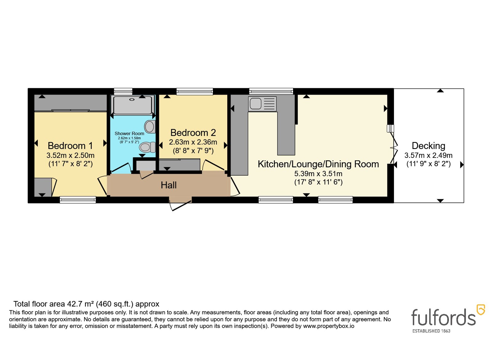 10, Sandpiper, Dawlish Warren floorplan