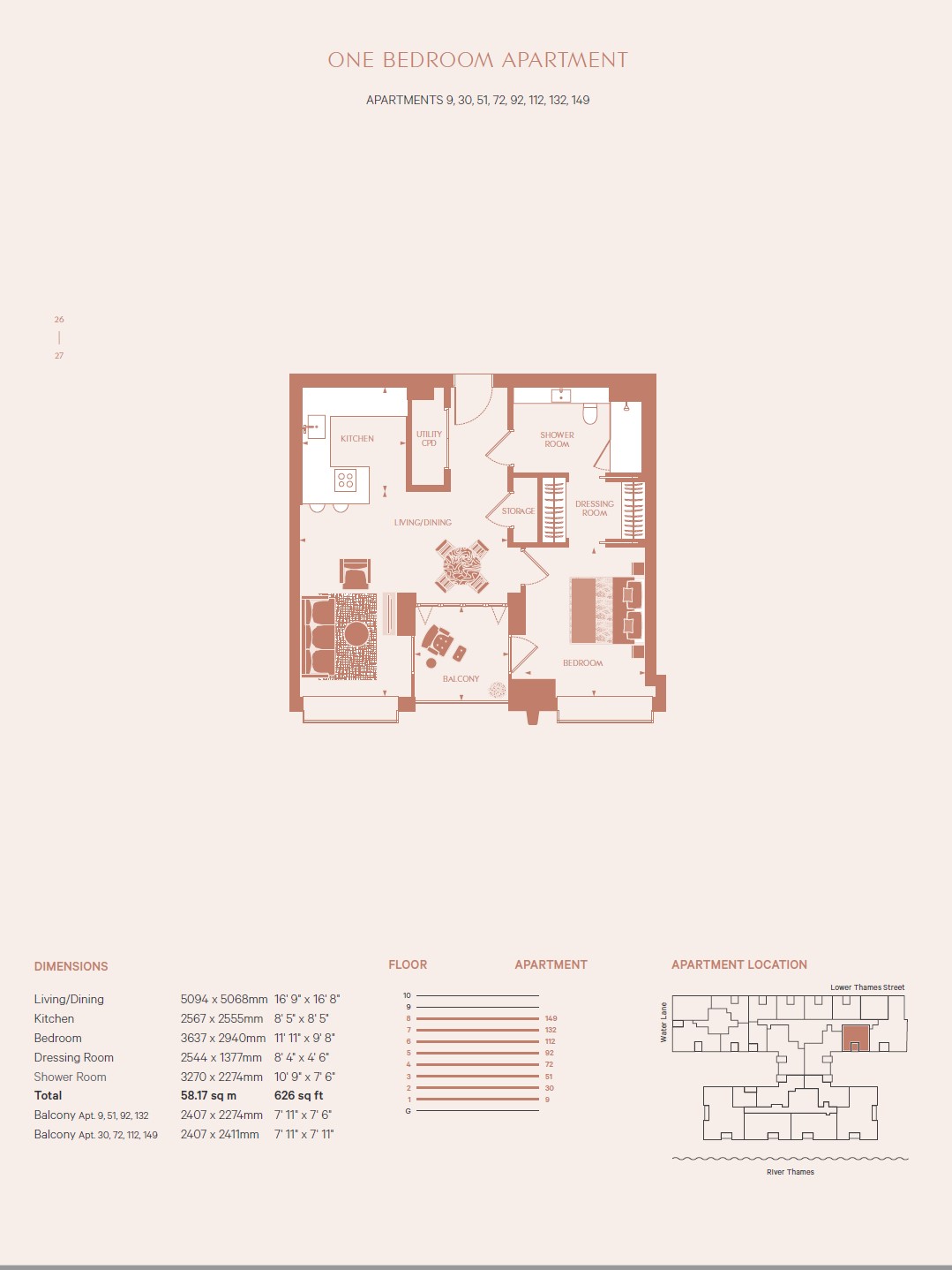 1 Bedrooms Flat to rent in Landmark Place, Lower Thames Street, City Of London EC3R