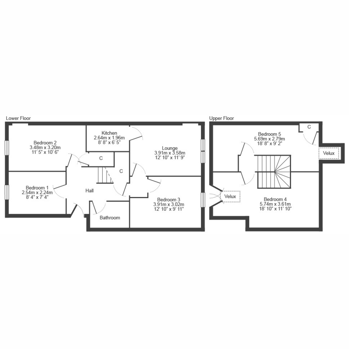 Flat Flat 7, 17, Upper Grove Place, Edinburgh floorplan