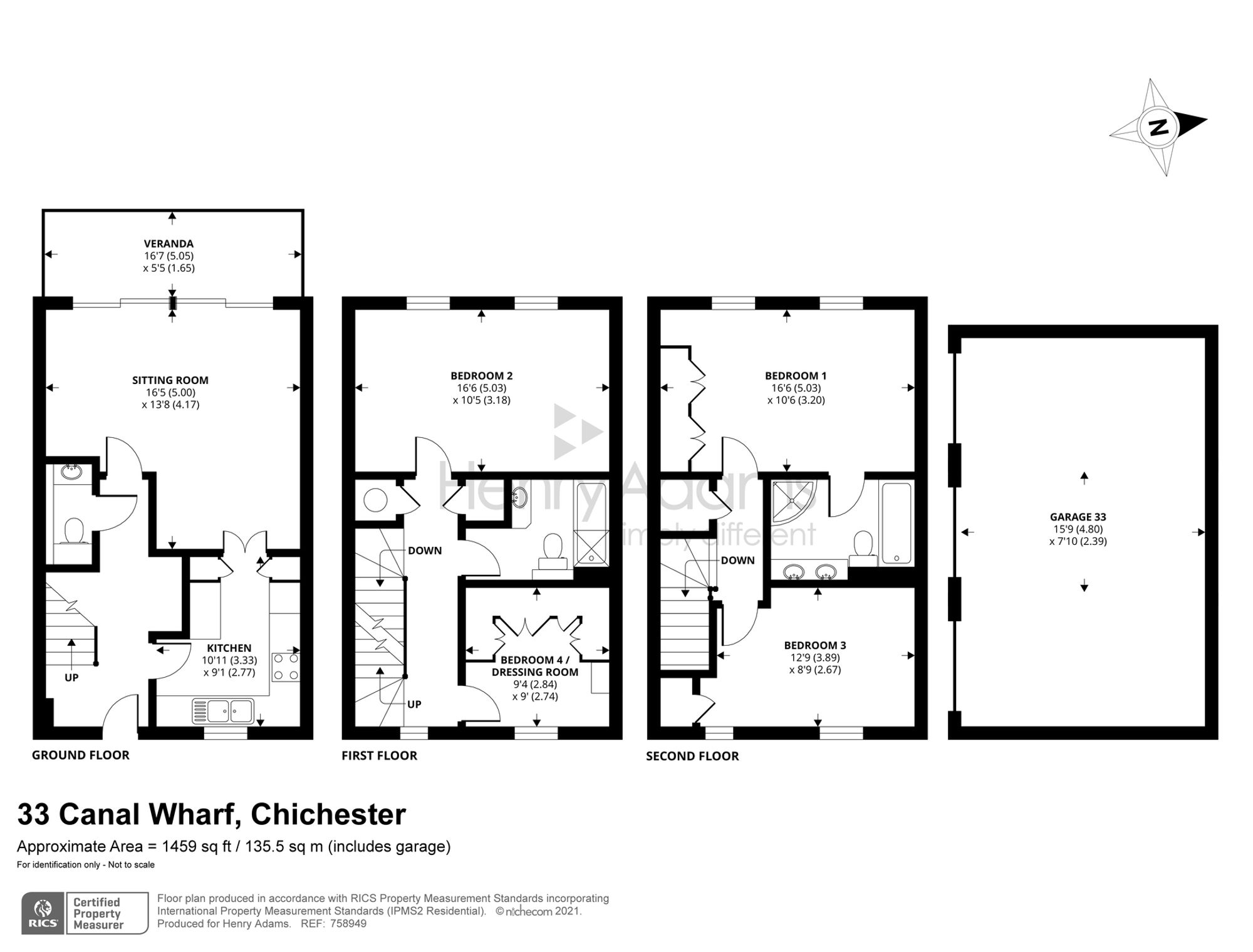 33 Canal Wharf, Chichester floorplan