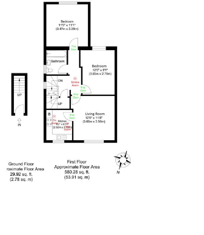Cherry Avenue, Southall floorplan