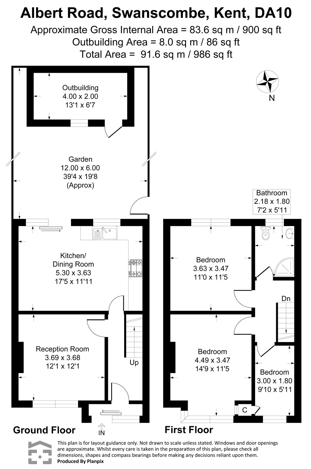 4, Albert Road, Kent floorplan