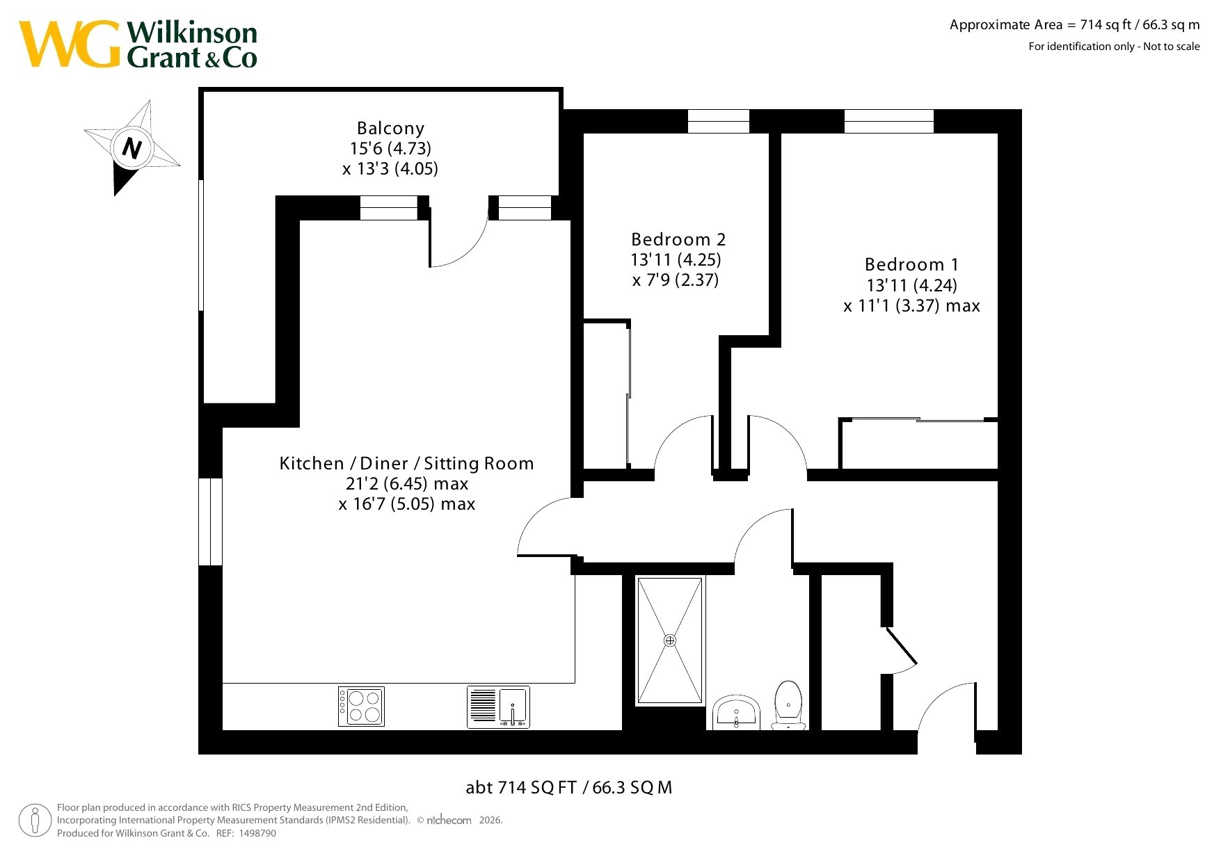13, Garrison Road, Exeter floorplan