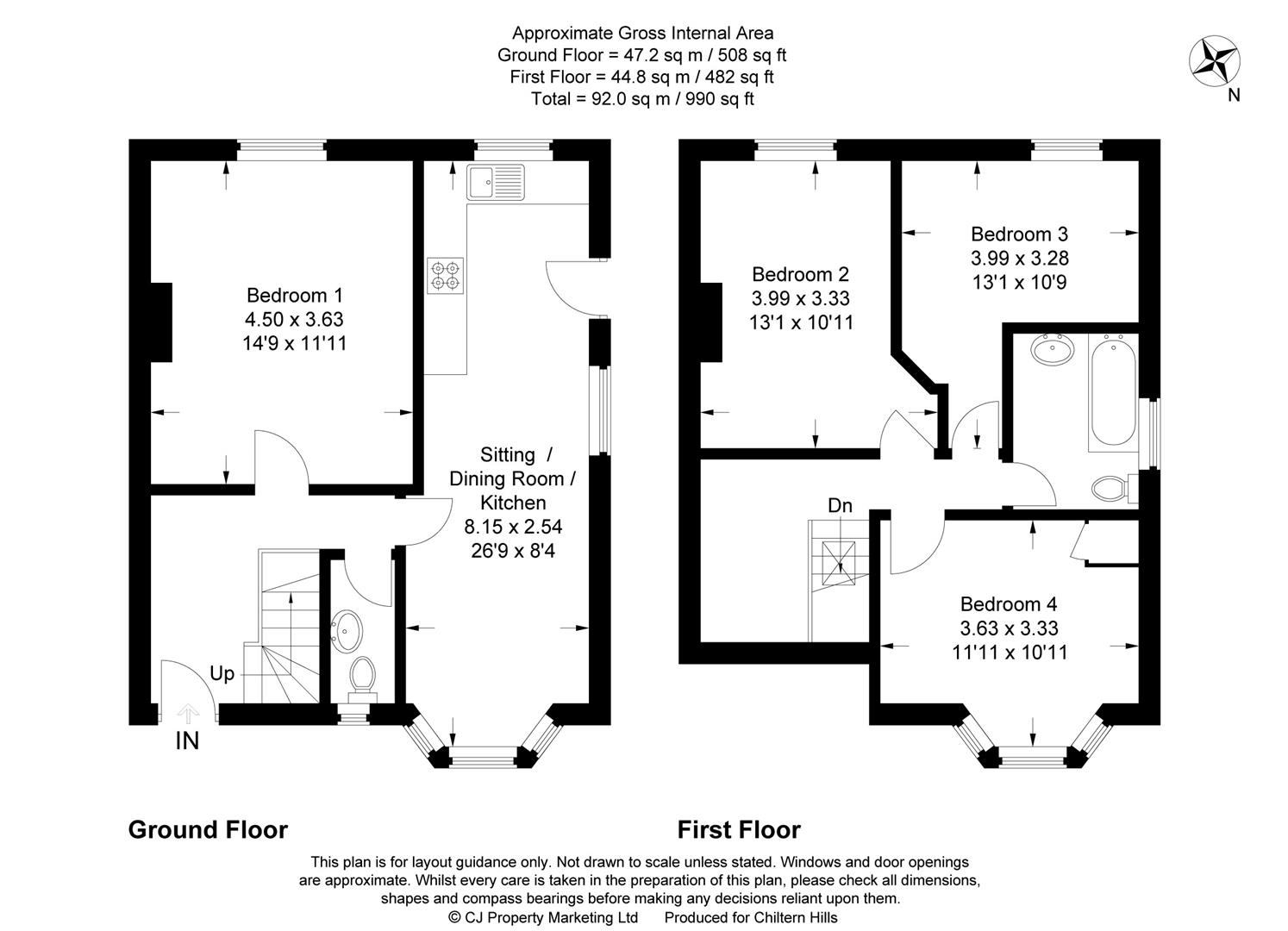 4 Bedrooms Semi-detached house for sale in Suffield Road, High Wycombe HP11