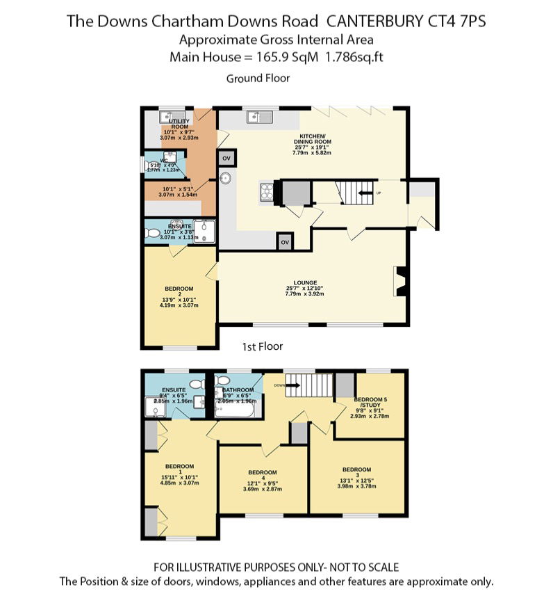 27b, Chartham Downs Road, Canterbury floorplan
