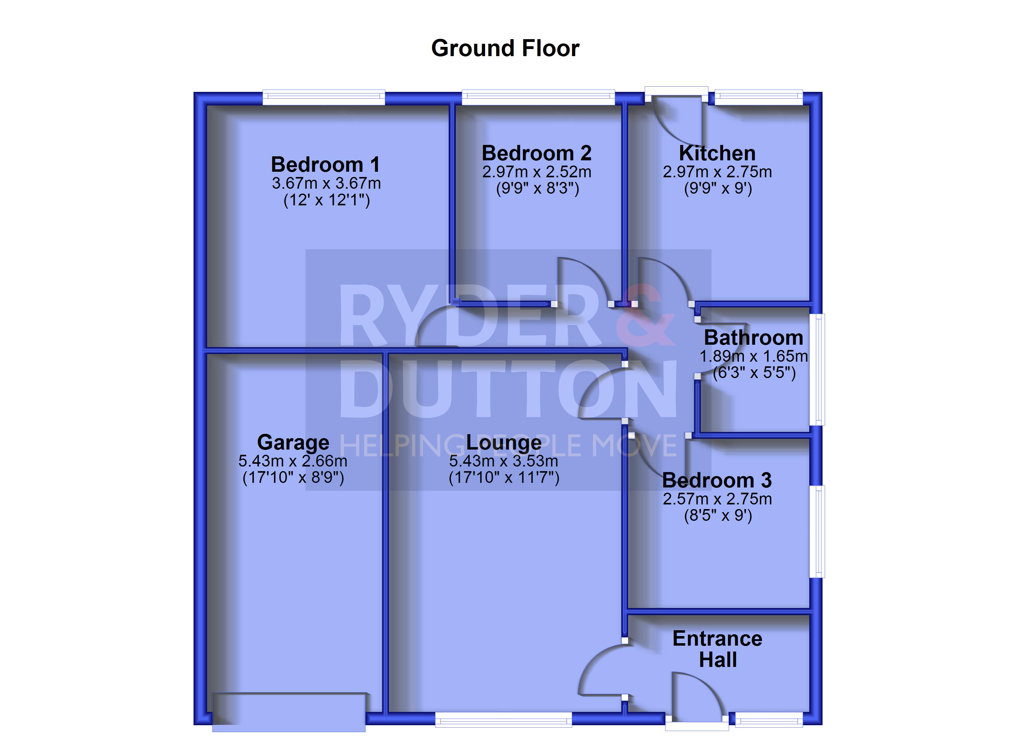 42, Jordan Avenue, Oldham floorplan