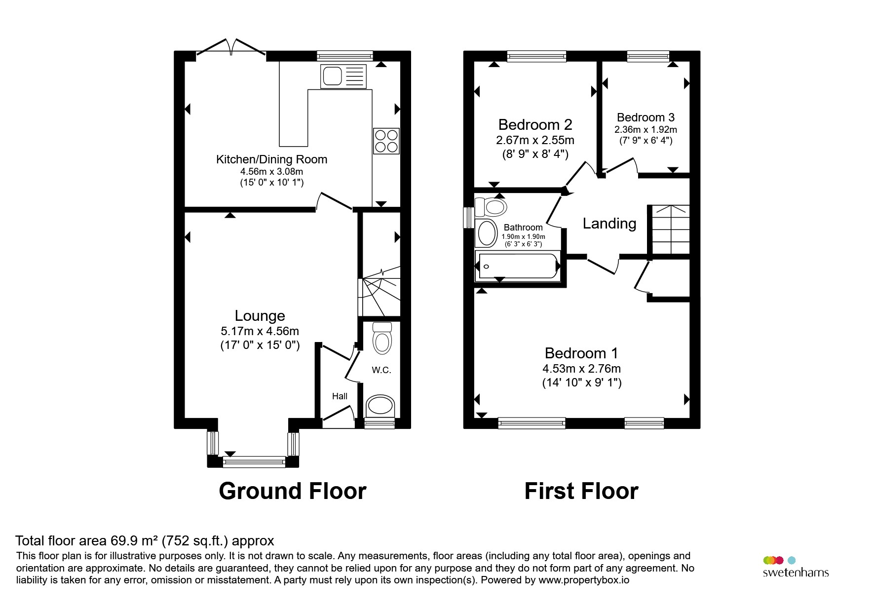 7, Vale Royal Close, Northwich floorplan