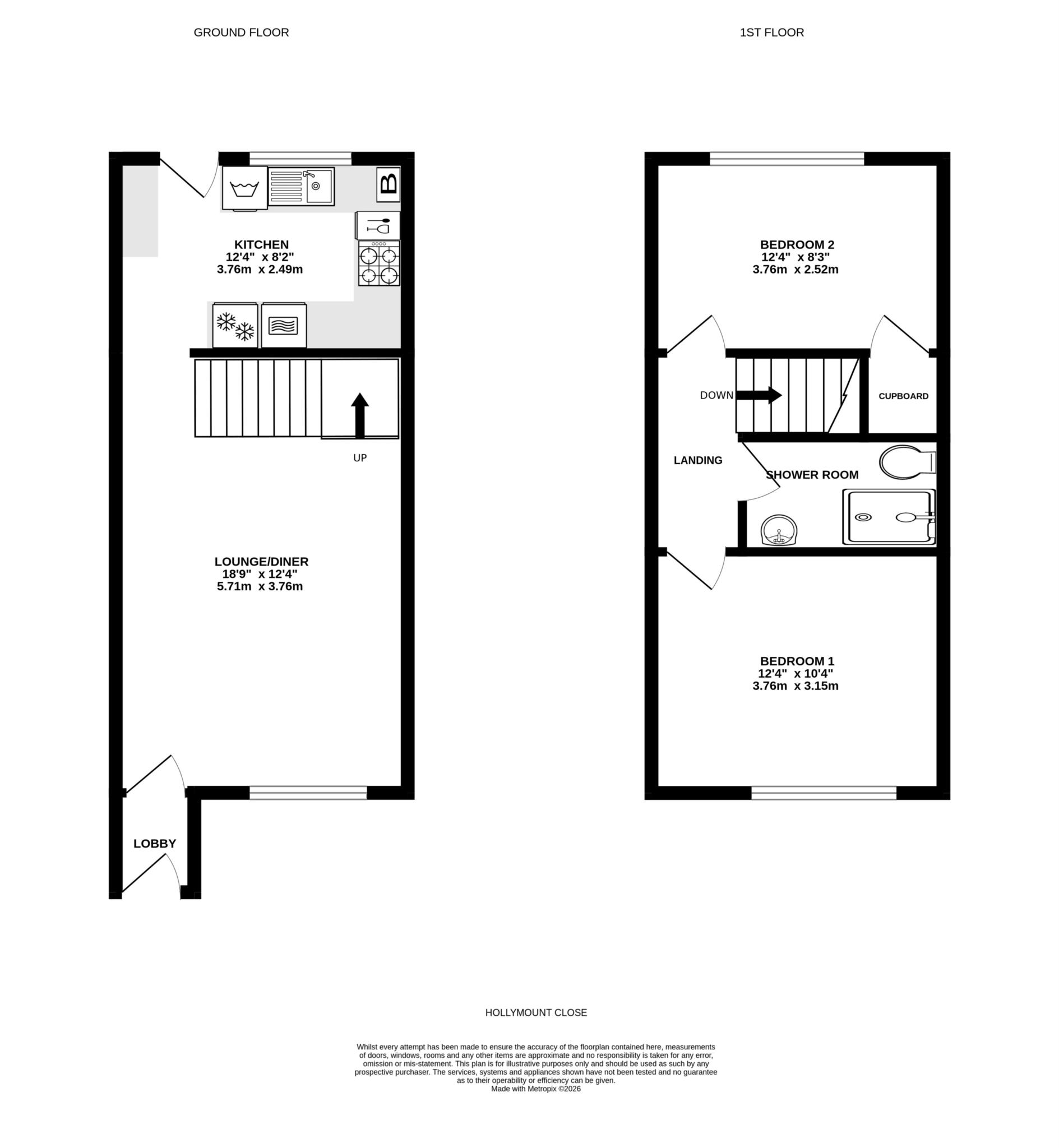 25, Hollymount Close, Exmouth floorplan