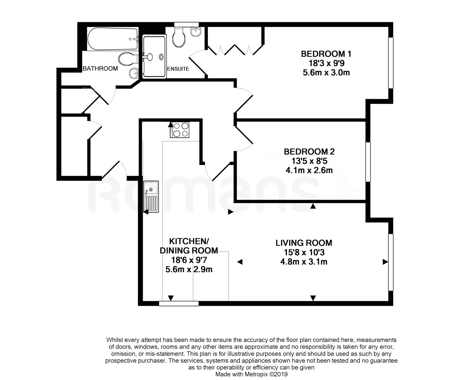 2 Bedrooms Flat for sale in St. Catherines Wood, Camberley, Surrey GU15