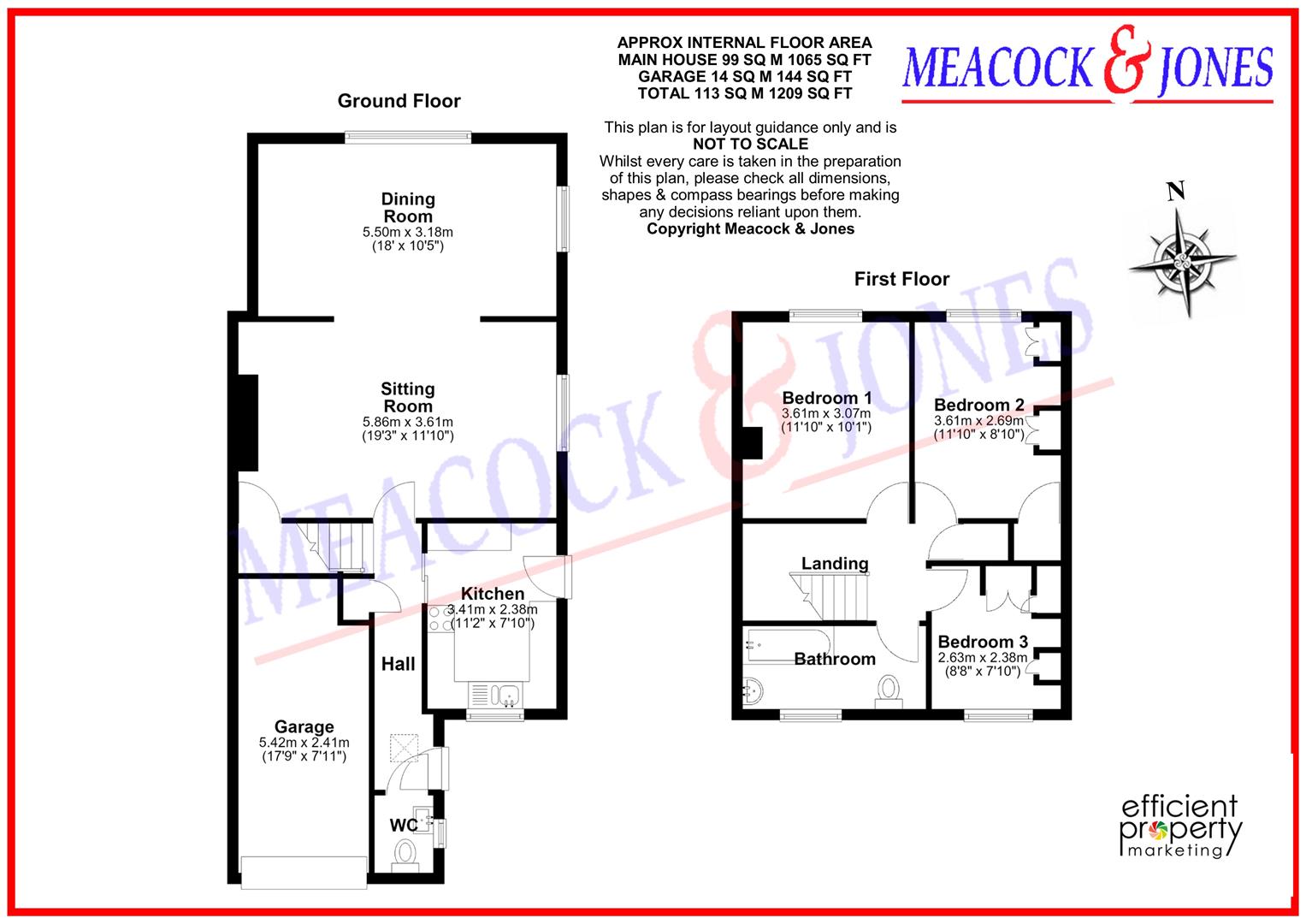 60A, Hanging Hill Lane, Brentwood floorplan