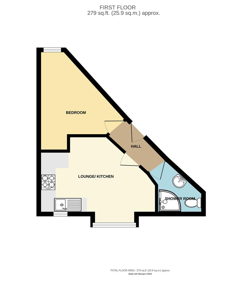 4 Barry House, Elmleigh Road, Bristol floorplan
