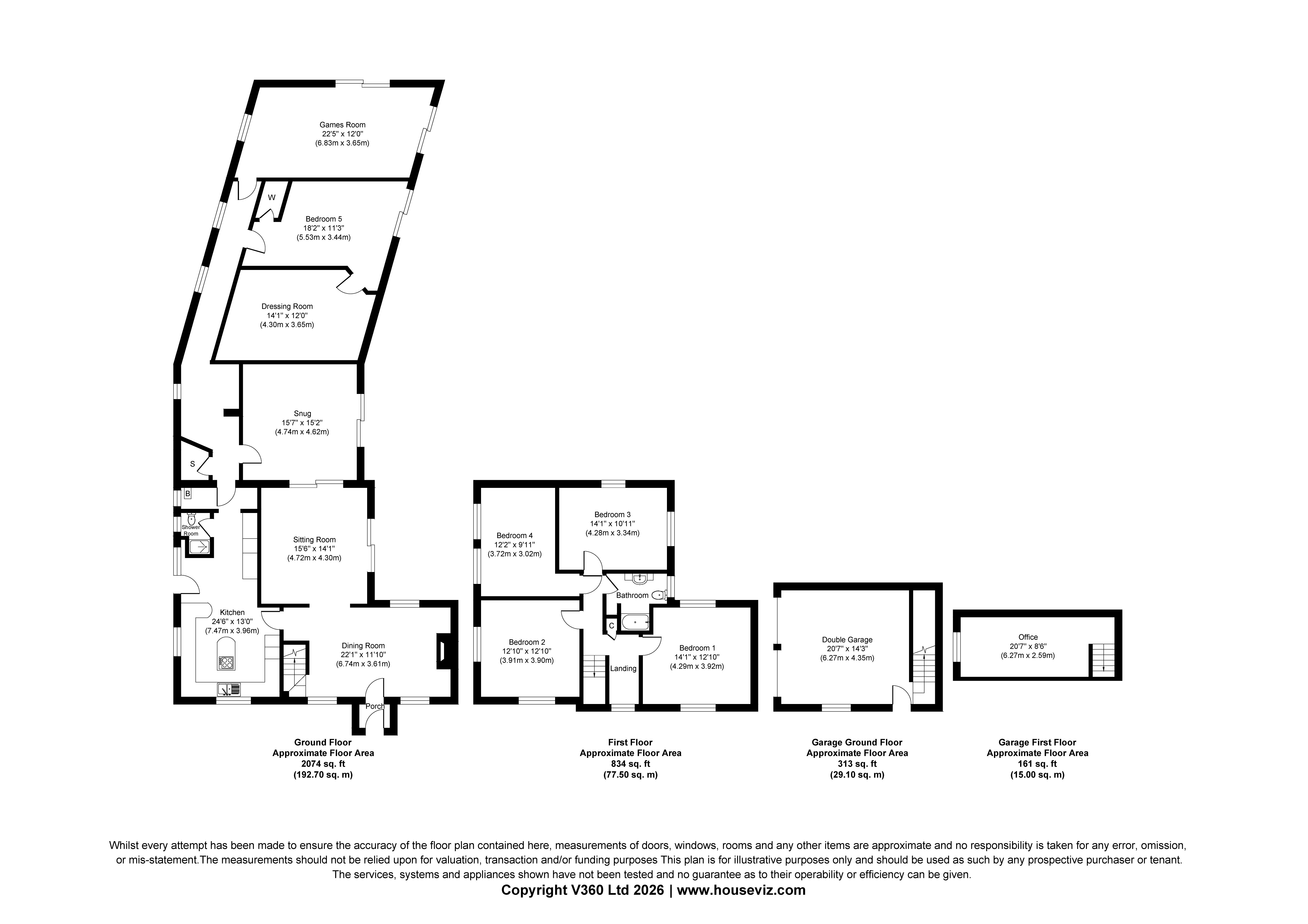 Tinmar, Kedington Road, Haverhill floorplan