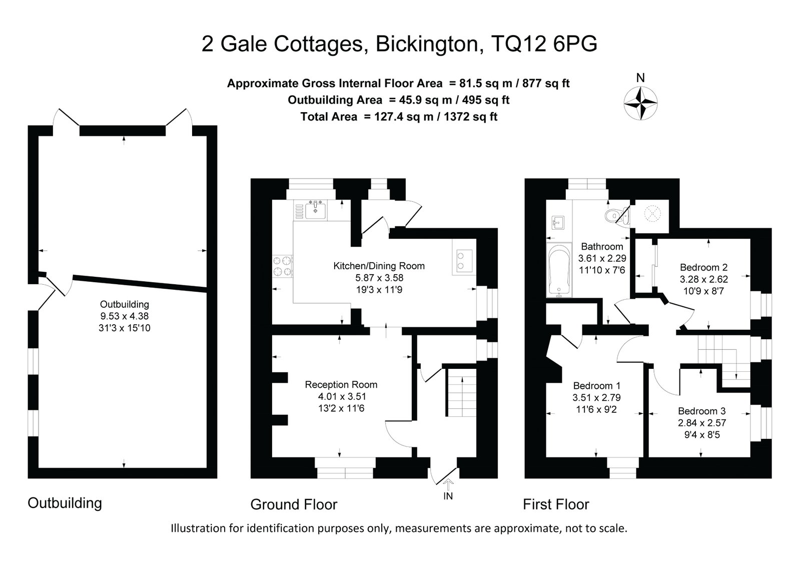 2, Gale Cottages,2, Newton Abbot floorplan