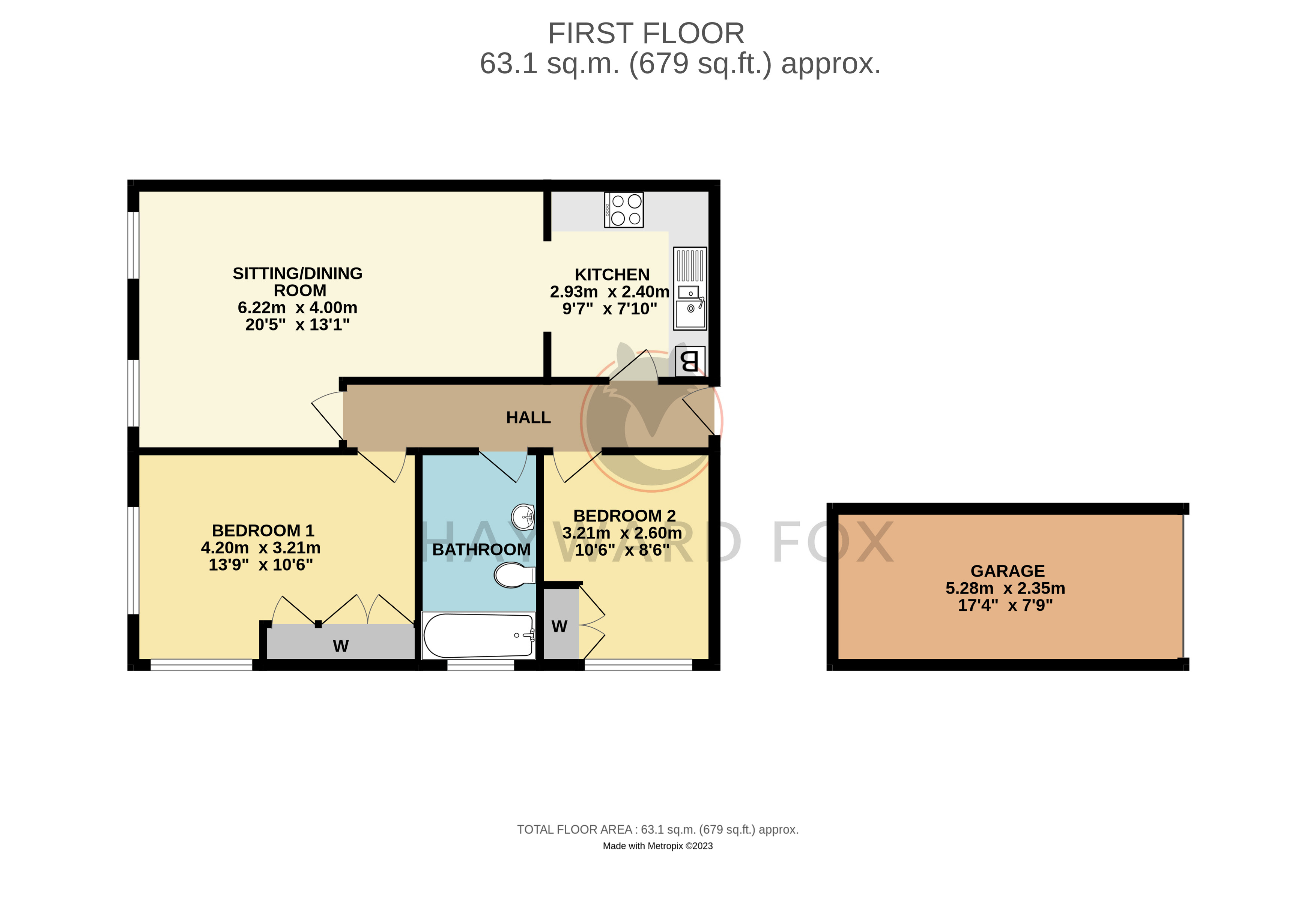 12, Grosvenor Mews, Lymington floorplan