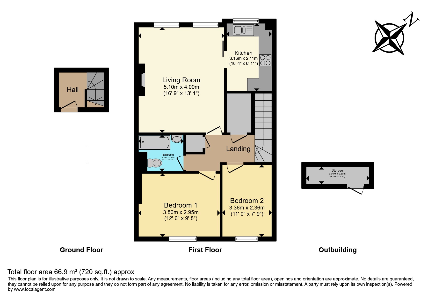 53 E, Warwick Avenue, London floorplan