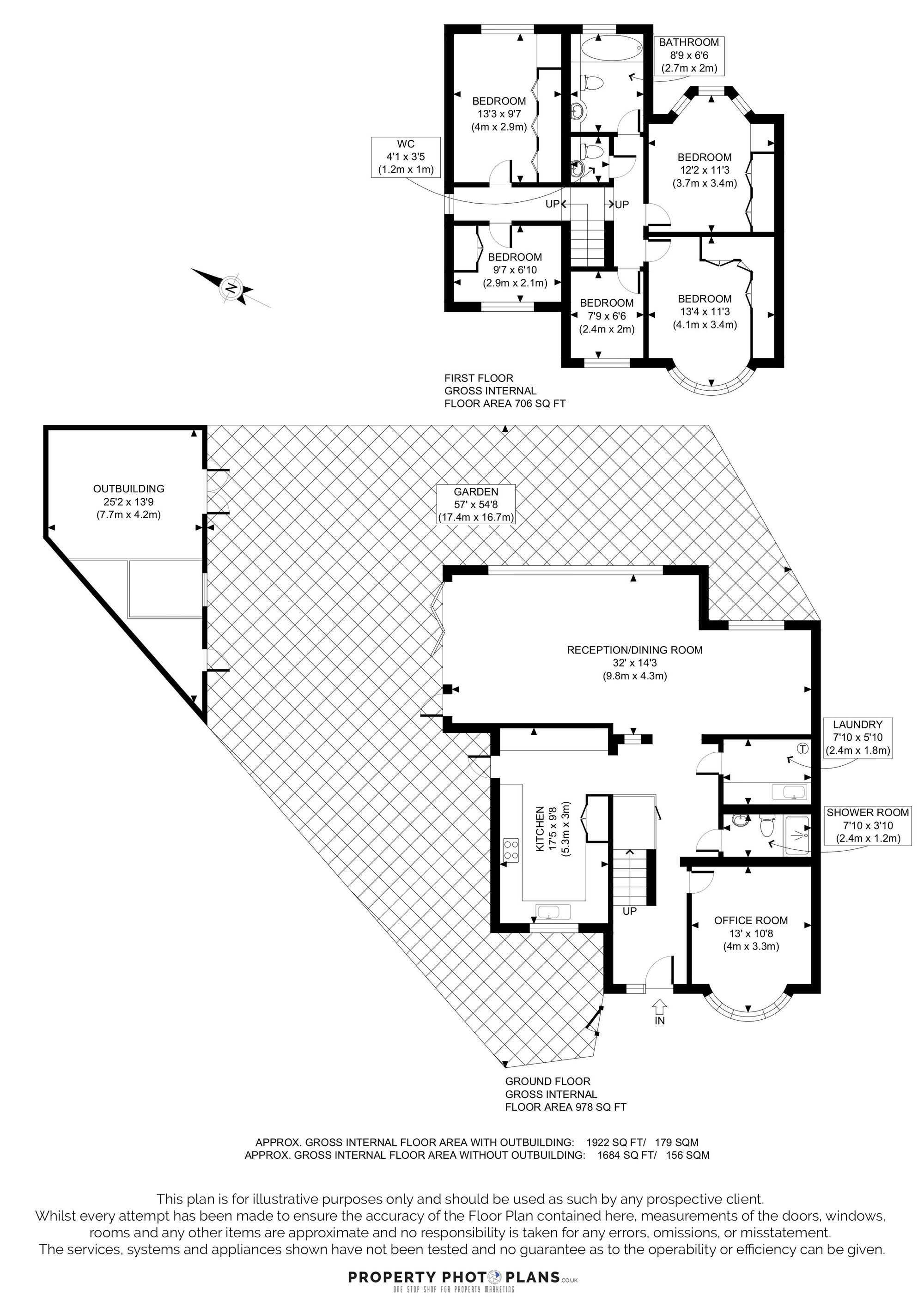 13 Selby Gardens, Southall floorplan