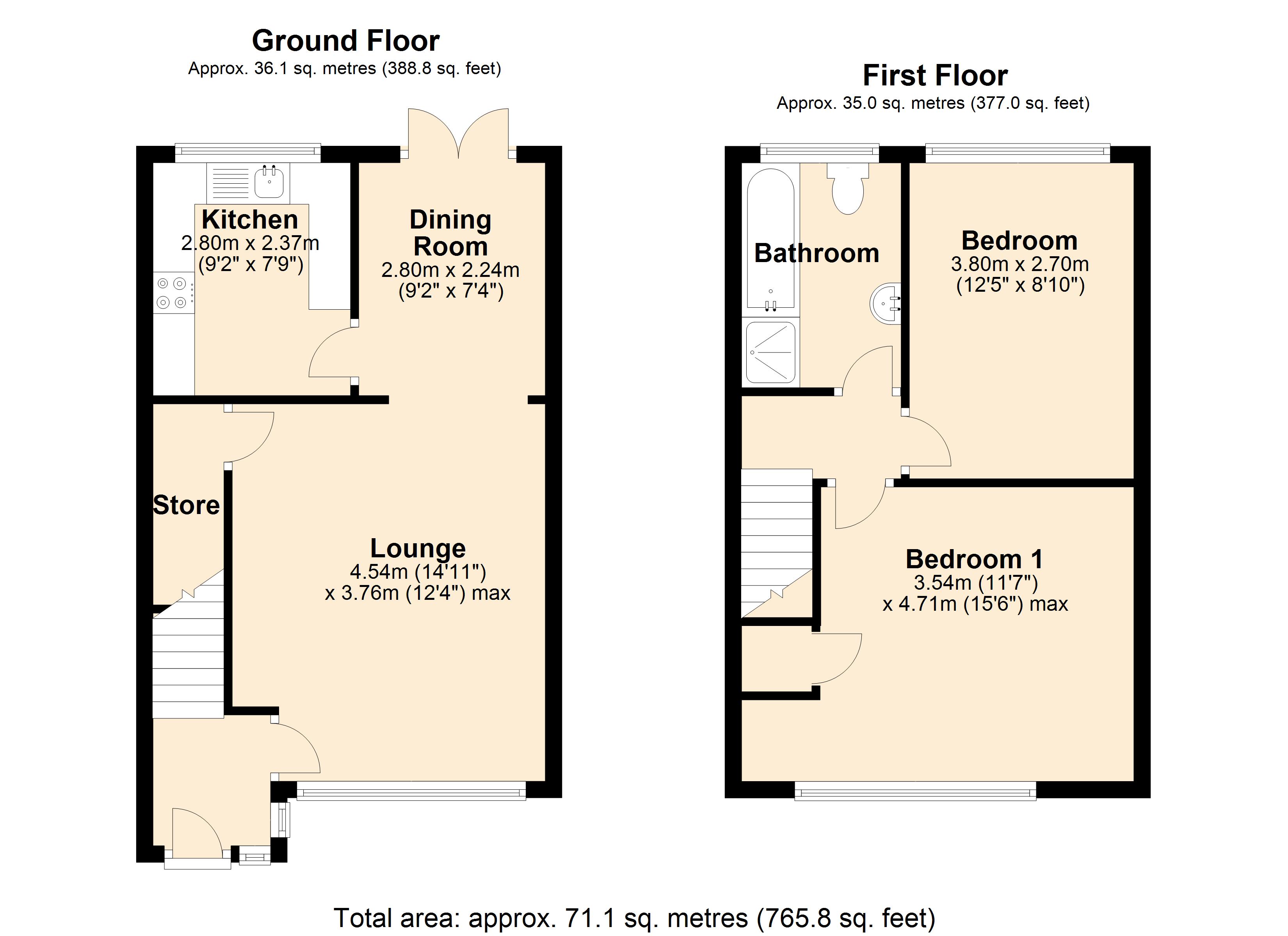 2 Bedrooms Terraced house to rent in Elizabeth Gardens, Lower Sunbury TW16