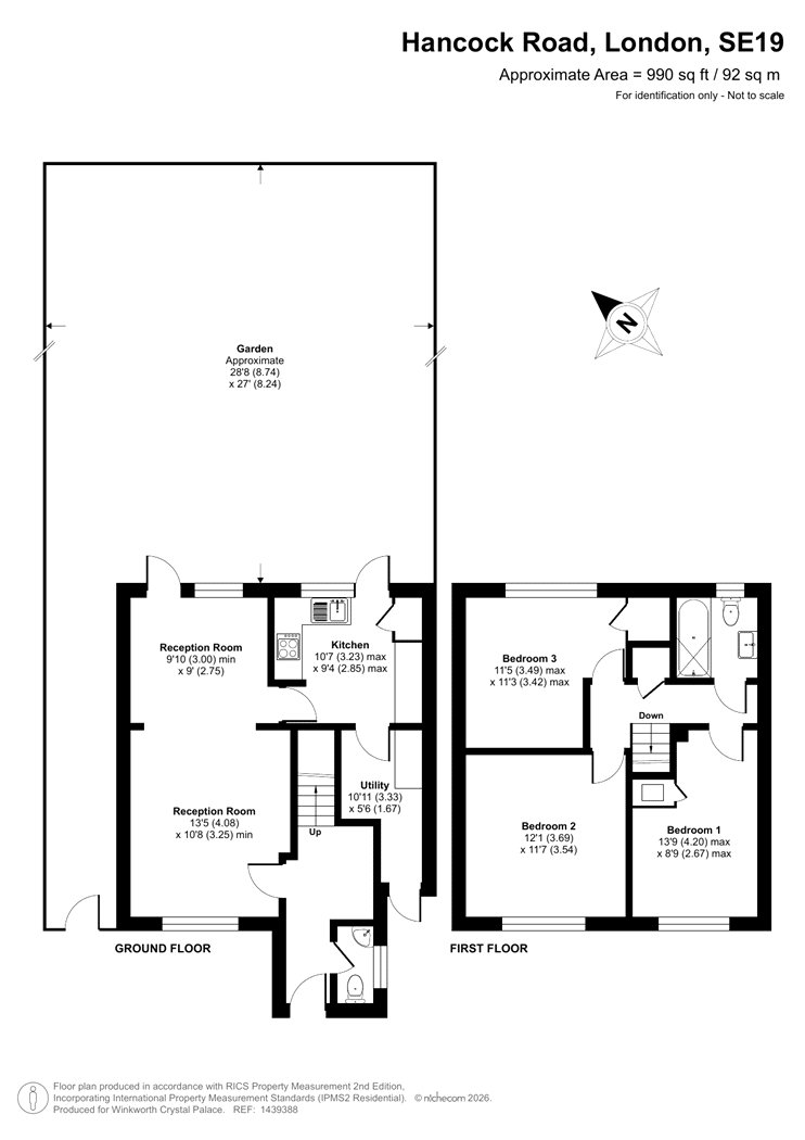 Hancock Road, London floorplan