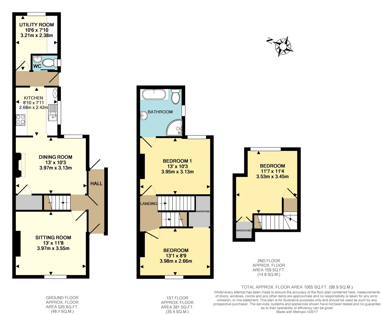 3 Bedrooms Semi-detached house to rent in Priory Road, Reigate, Surrey RH2