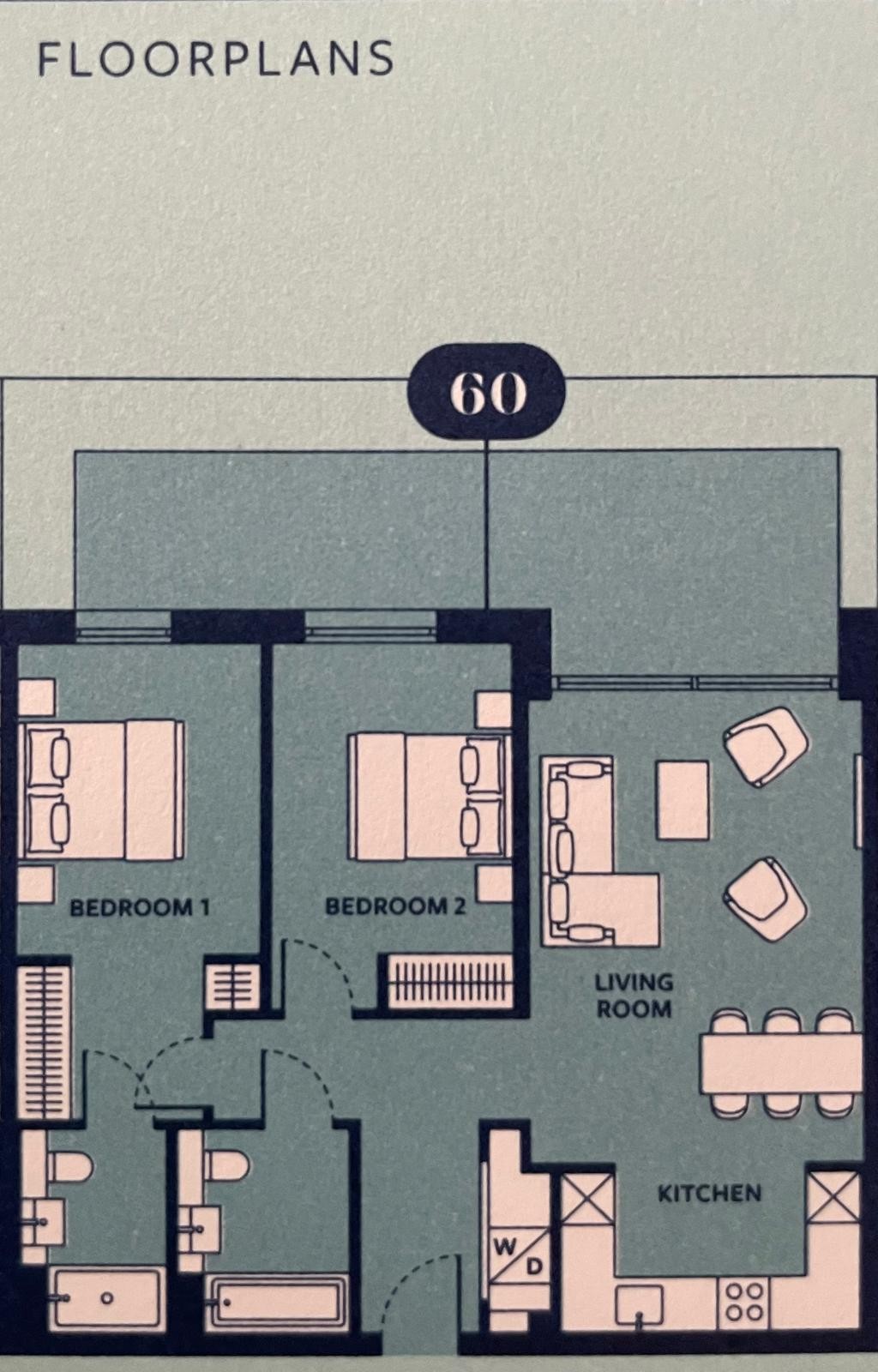 Carrick Yard, 3, Fisherton Street, London floorplan