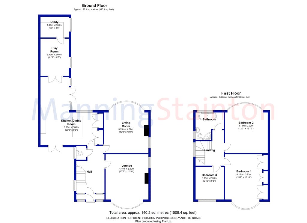 946, Scott Hall Road, West Yorkshire floorplan
