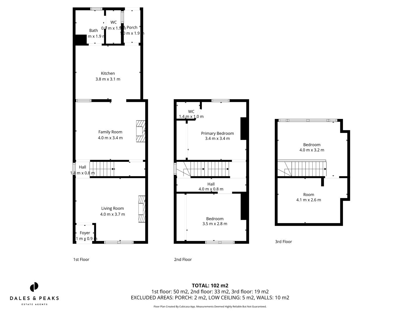 104, Bakewell Road, Matlock floorplan