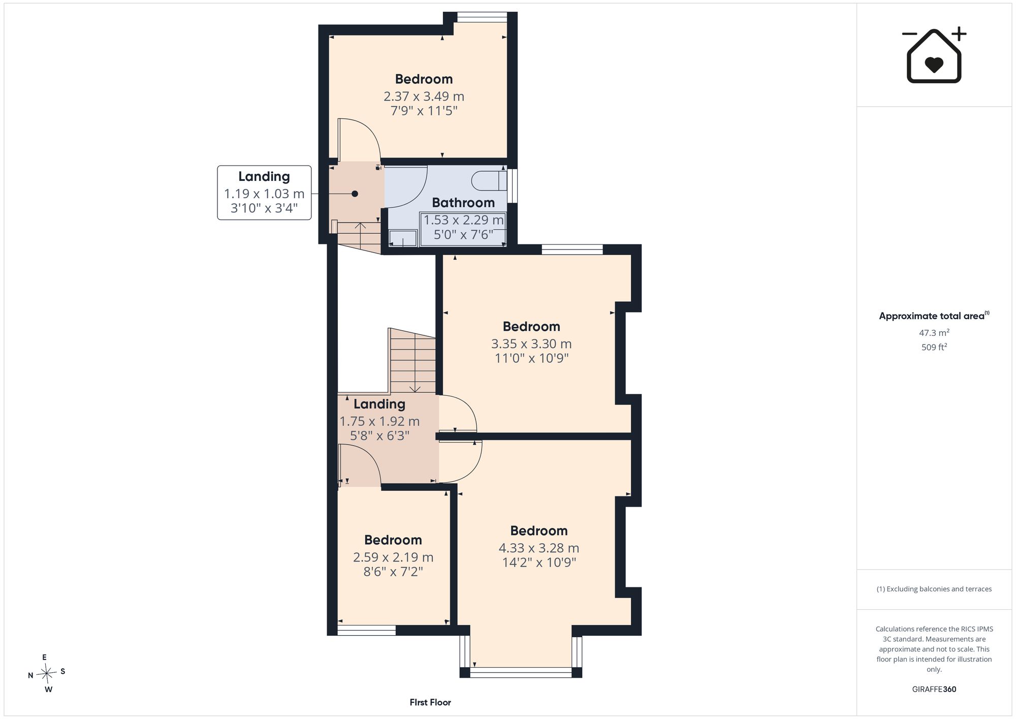 13 King George Avenue, Llanelli floorplan
