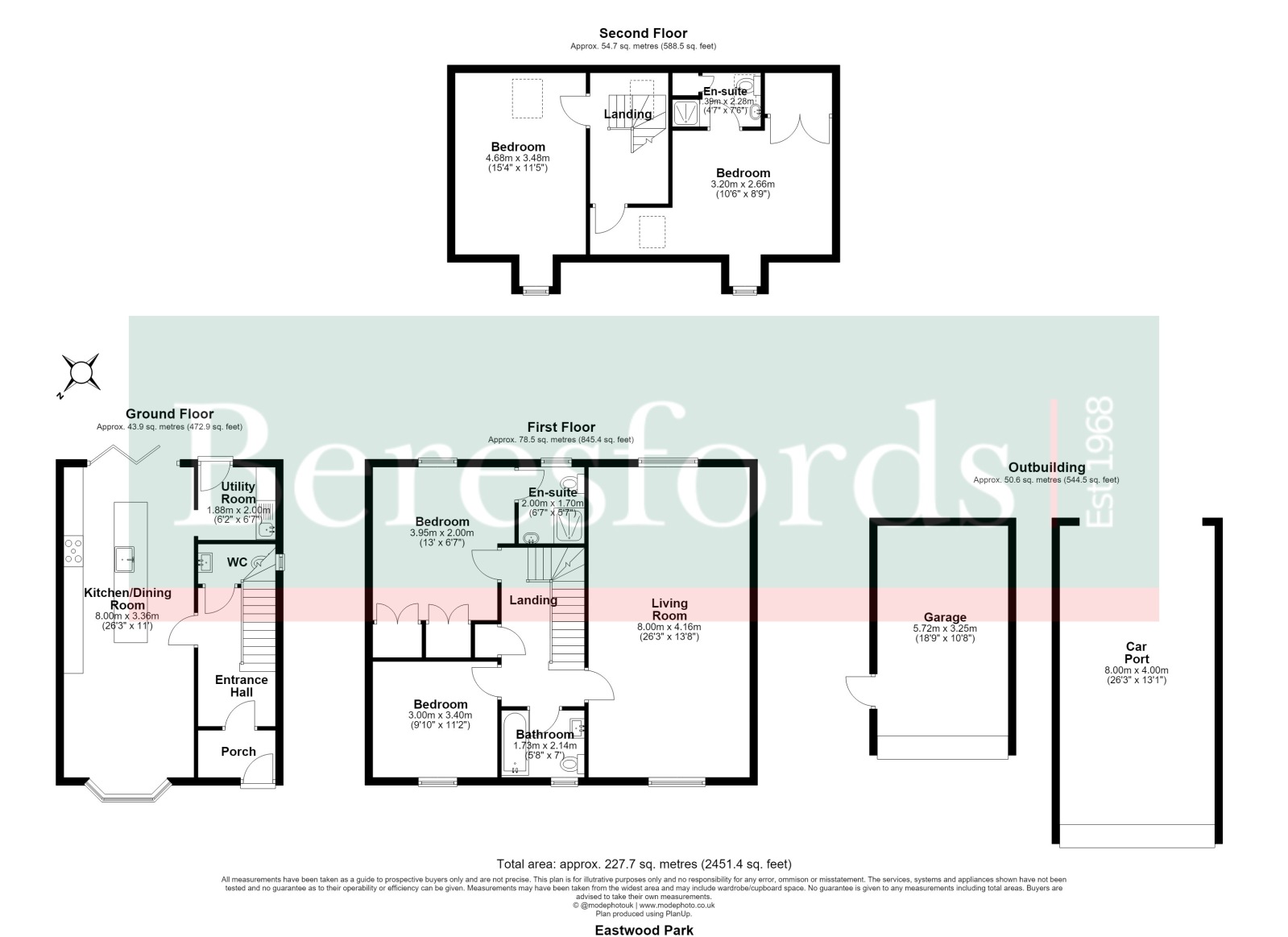 43, Eastwood Park, Chelmsford floorplan