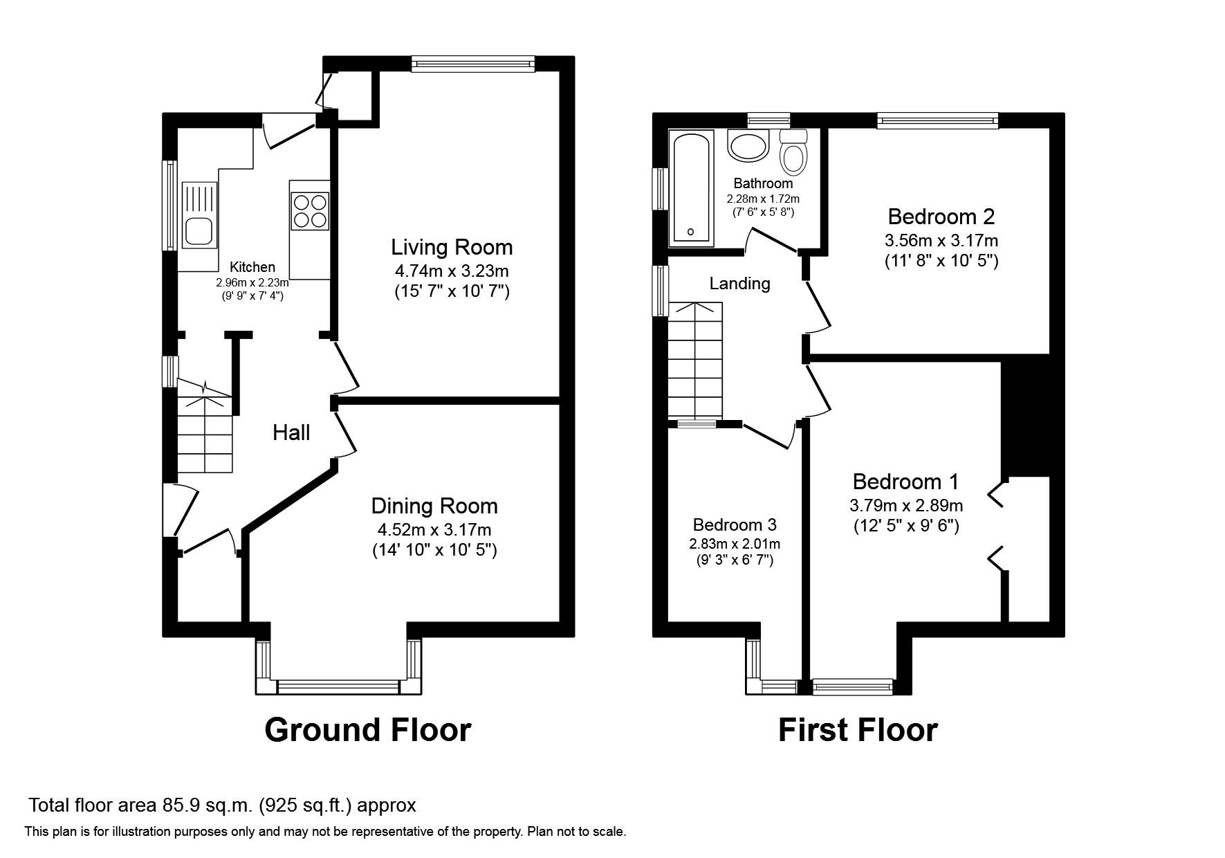 Whitmore Road, Trentham ST4, 3 bedroom semidetached house for sale