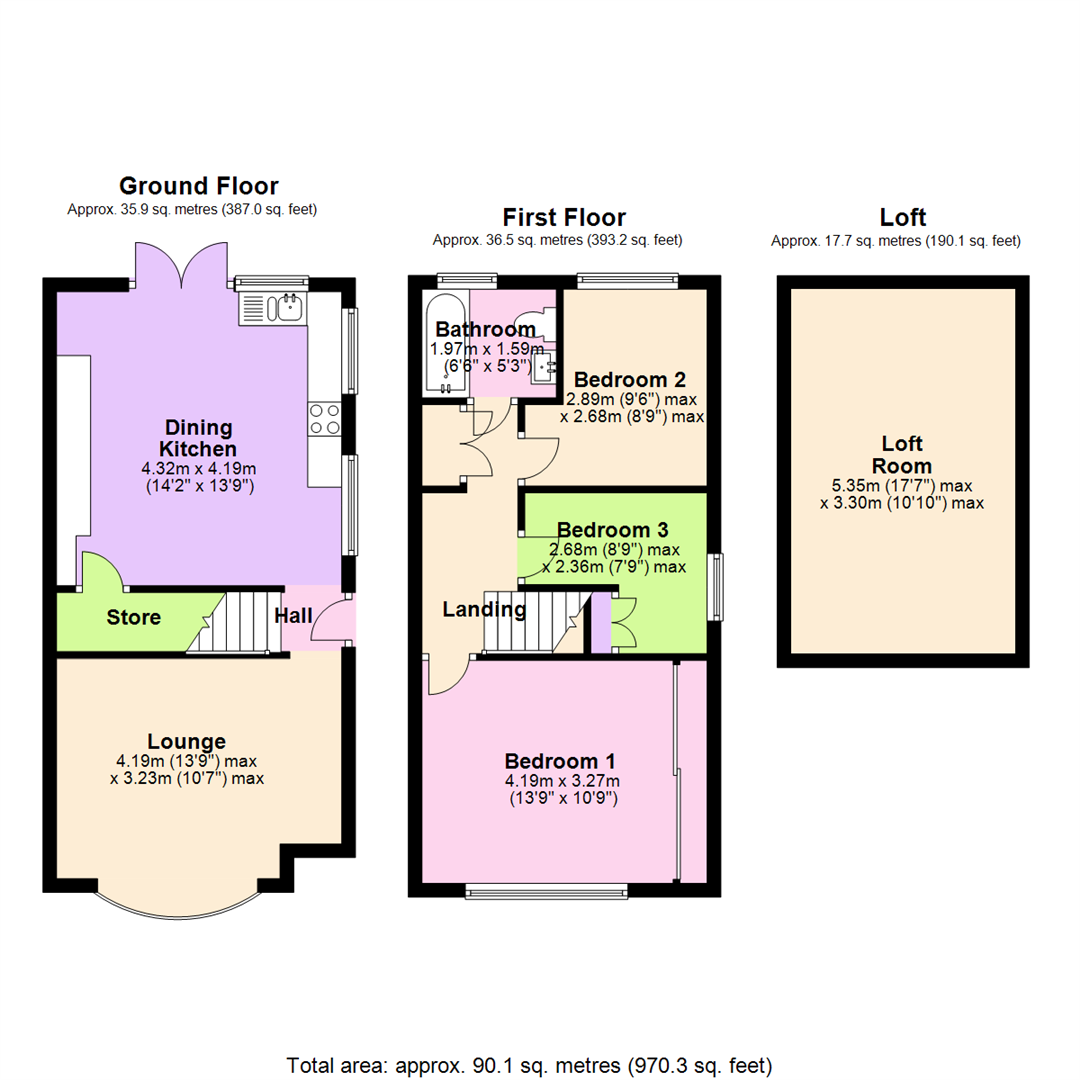 Rolleston Drive, Arnold, Nottingham NG5, 3 bedroom semidetached house