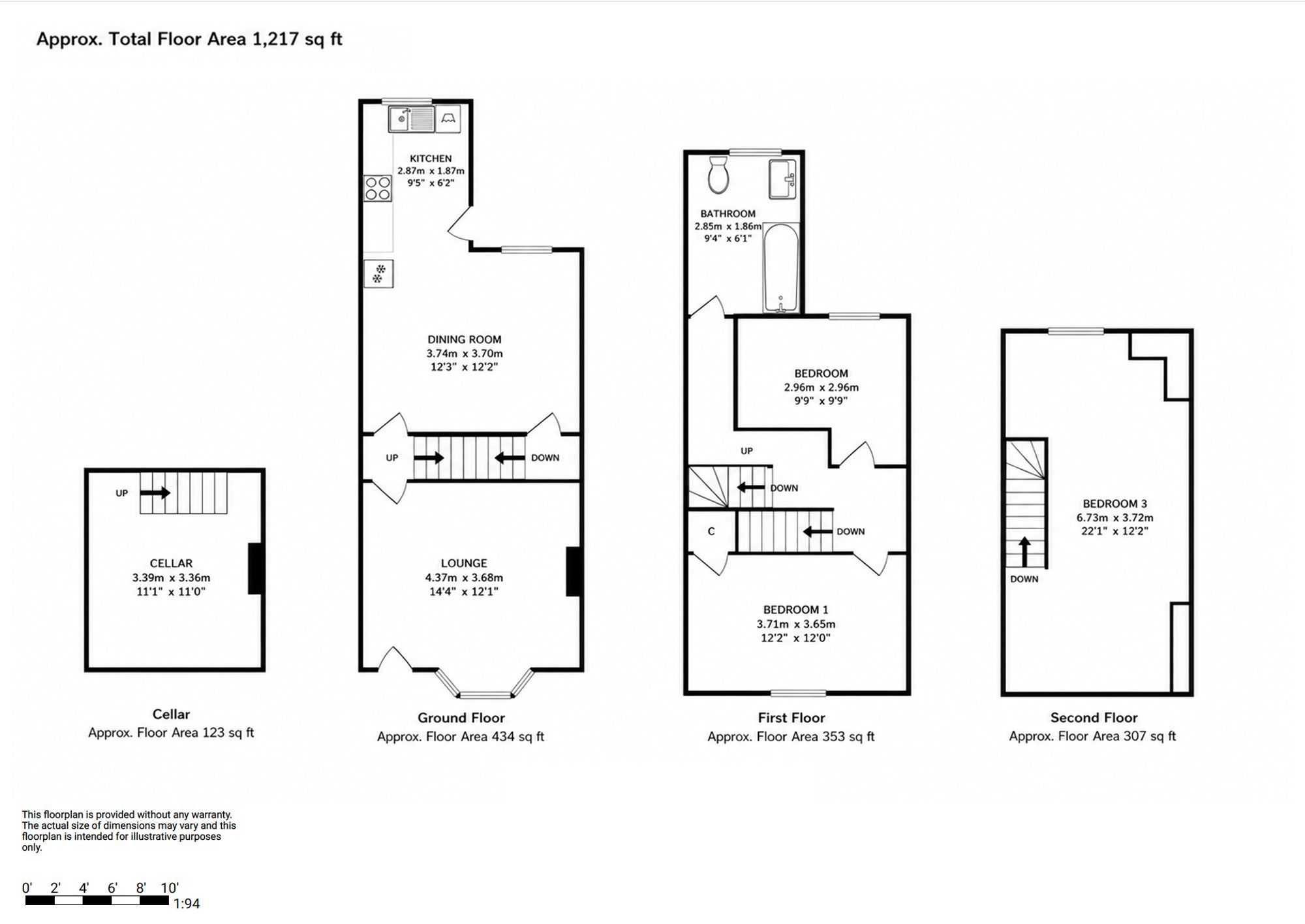 65 Wath Road, Sheffield floorplan