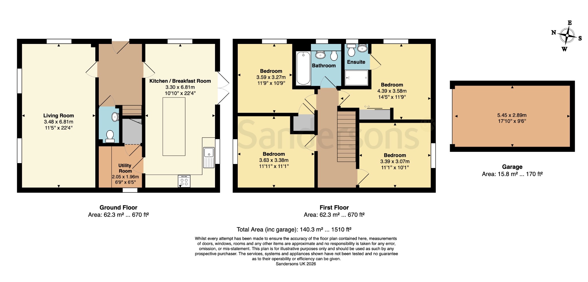 11, Pheasant Crescent, Ashford floorplan