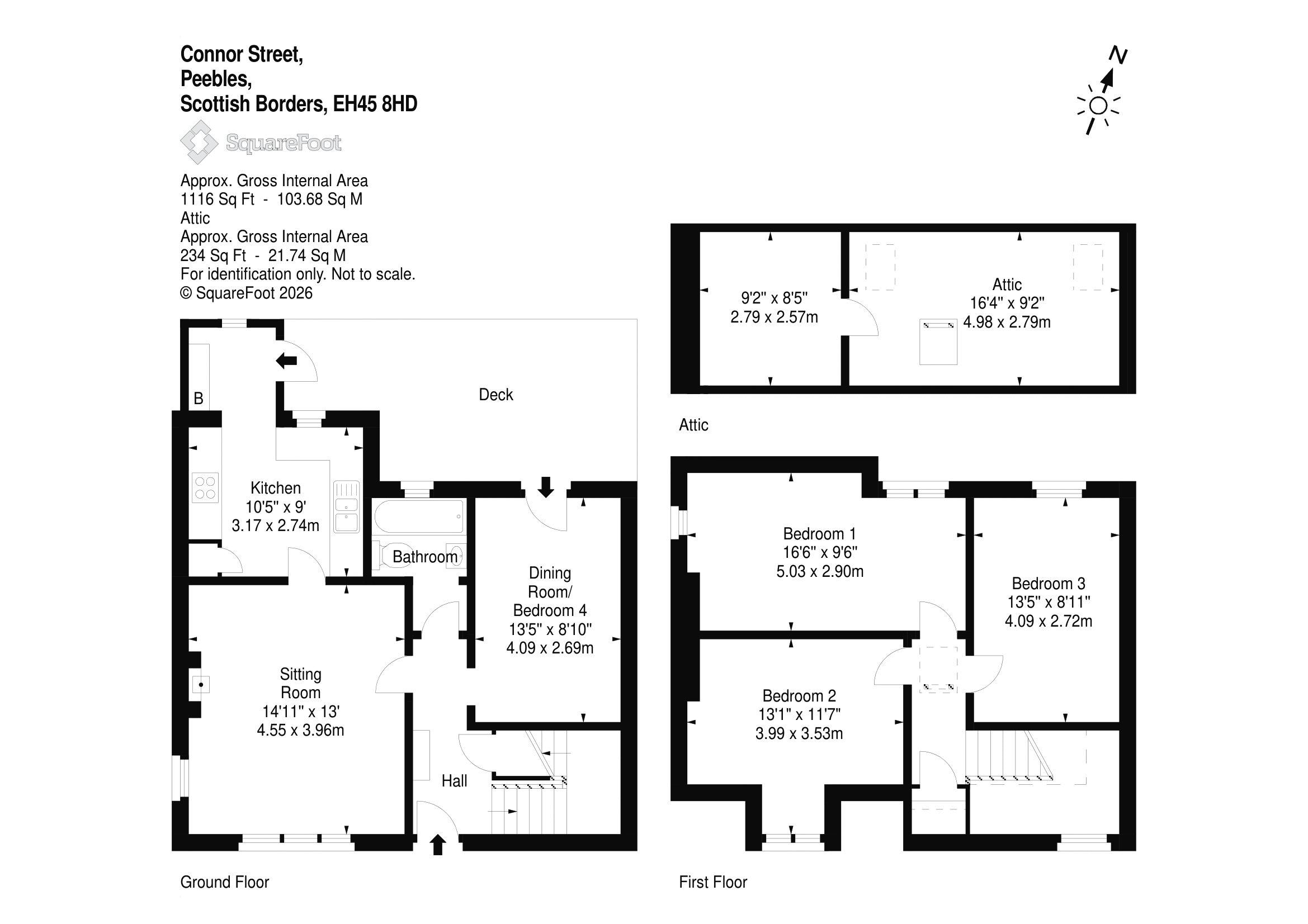 24, Connor Street, Peebles floorplan