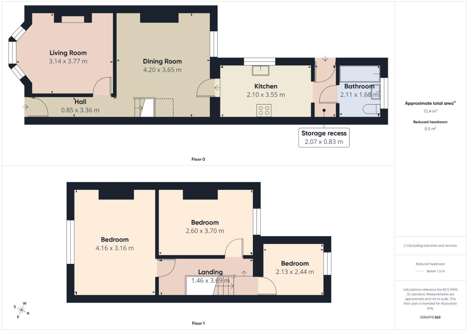 Lawn Road, Bristol floorplan