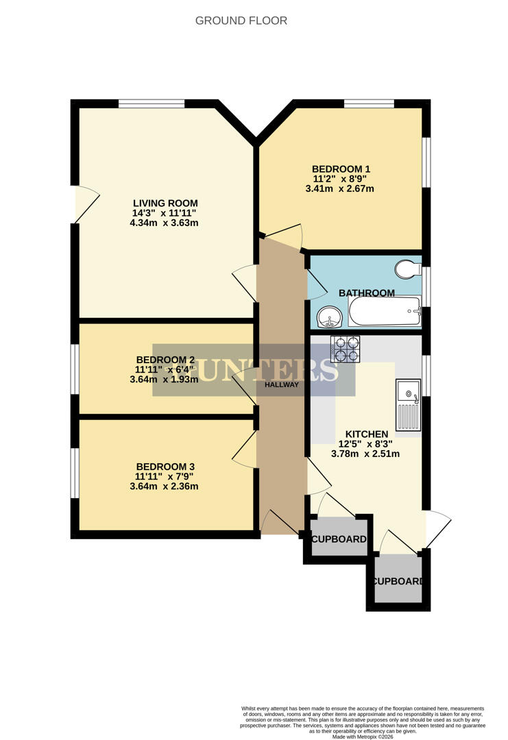 33, Milner Road, London floorplan