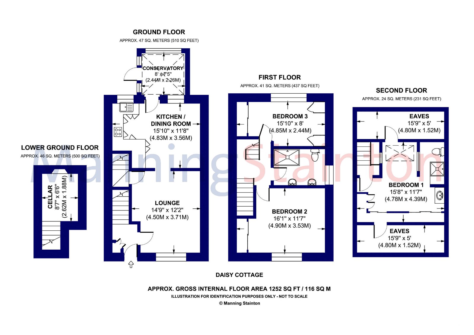 3 bed terraced house for sale in Daisy Cottage, Apperley Lane, Rawdon
