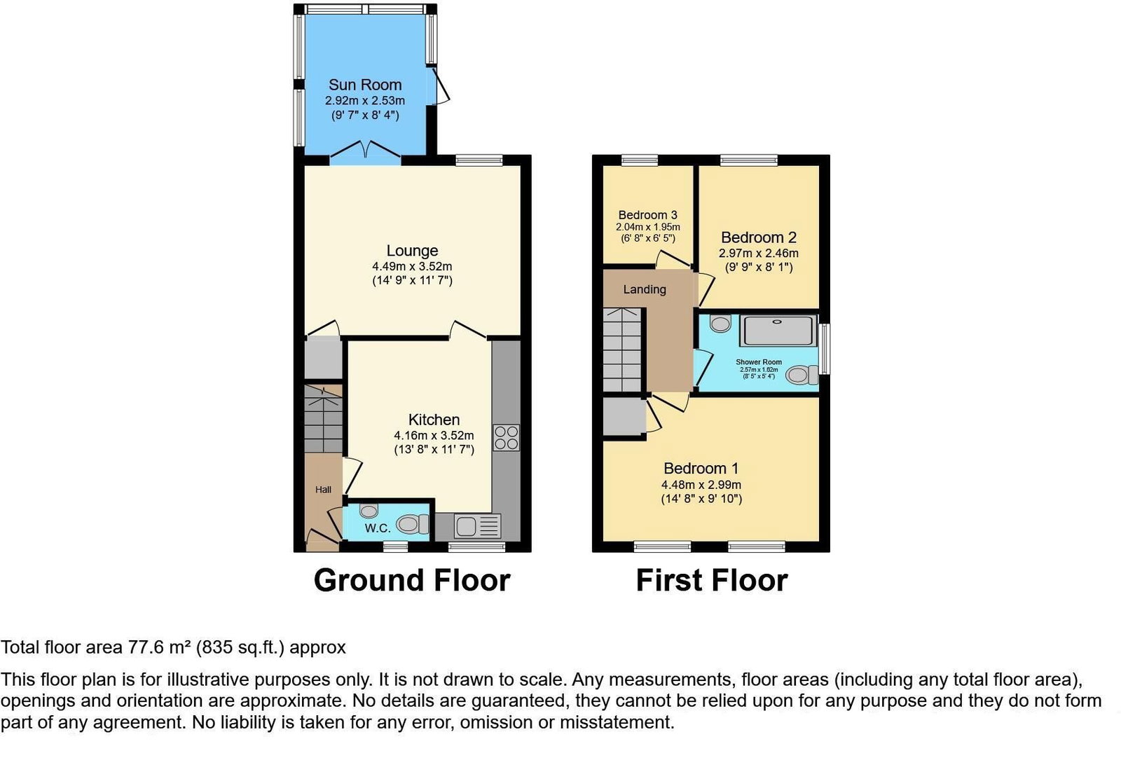 52, Cropton Road, Barnsley floorplan