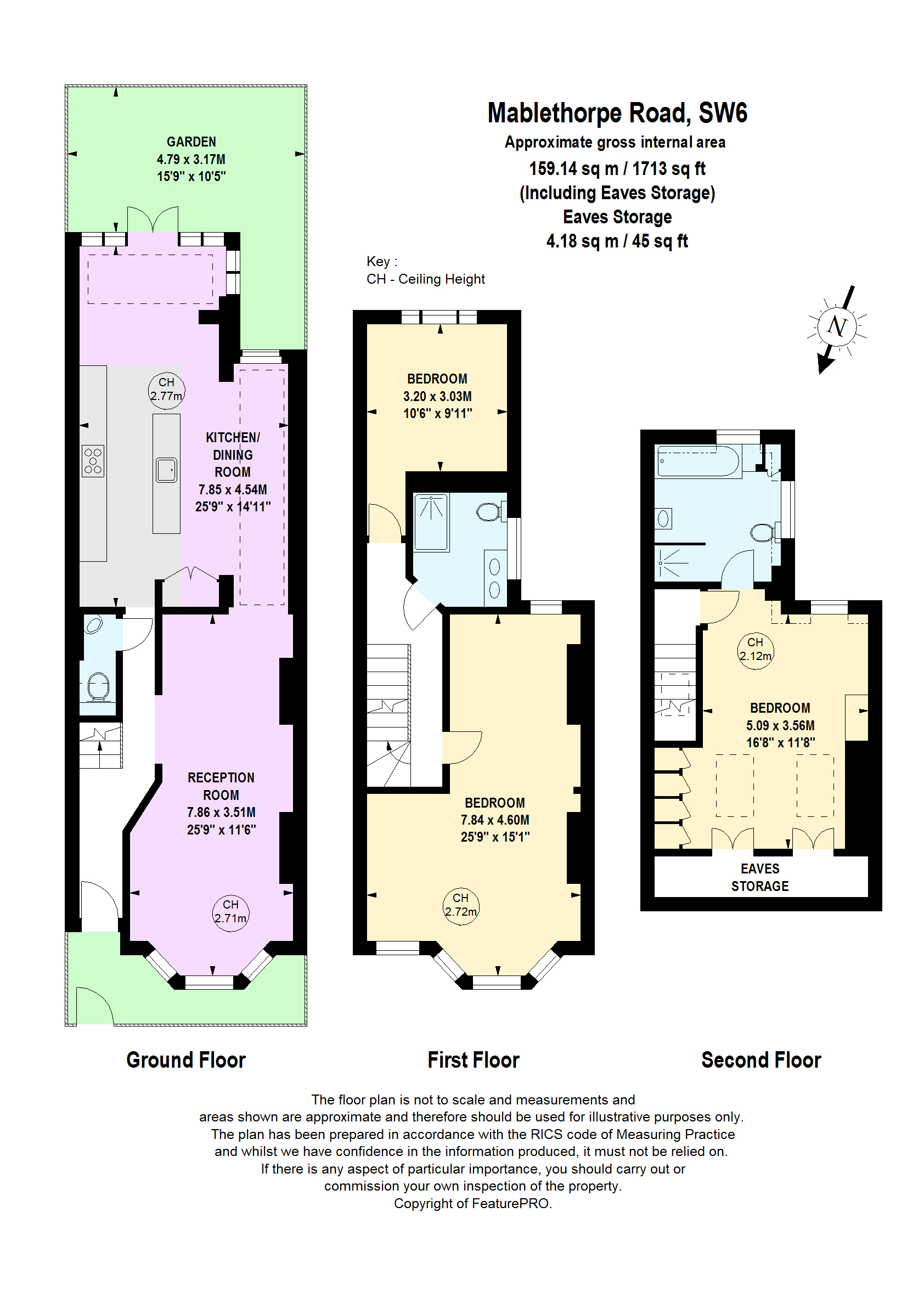 Mablethorpe Road, Fulham, London SW6, 3 bedroom terraced house for sale