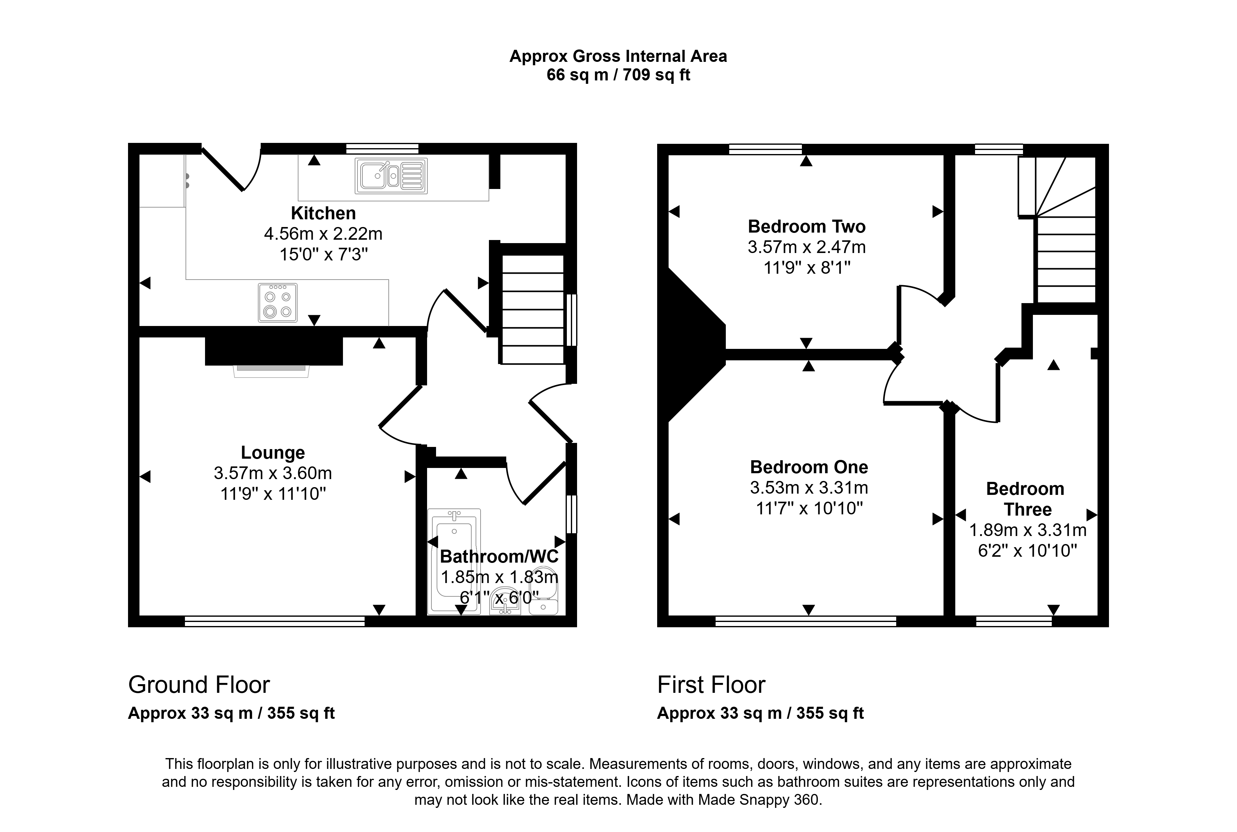 46, Wilton Avenue, Newcastle upon Tyne floorplan