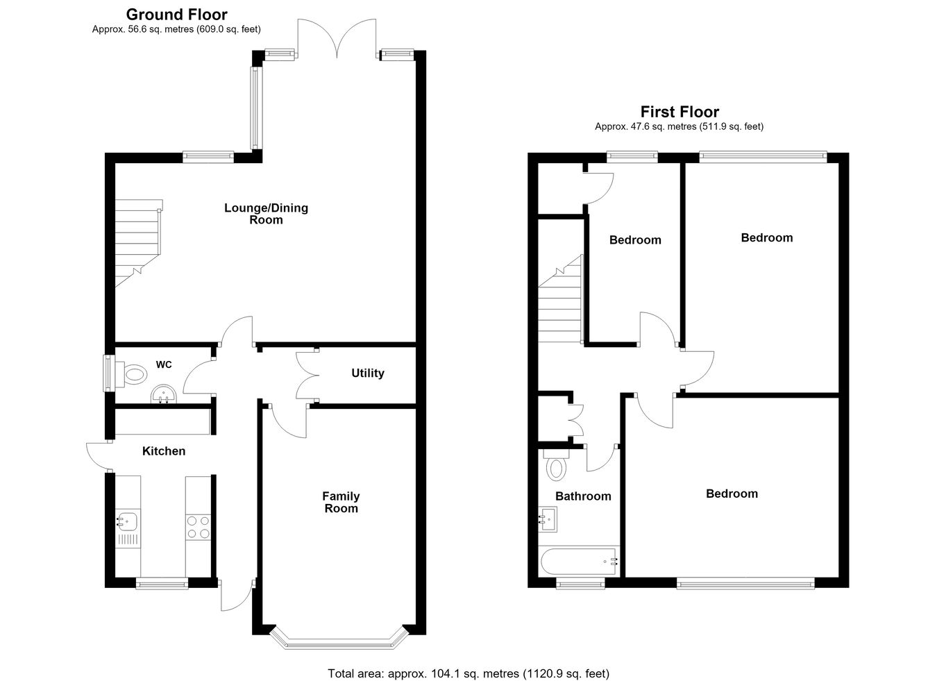 13, Hedgerows, Sawbridgeworth floorplan