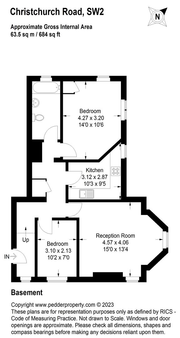 Christchurch Road, London floorplan