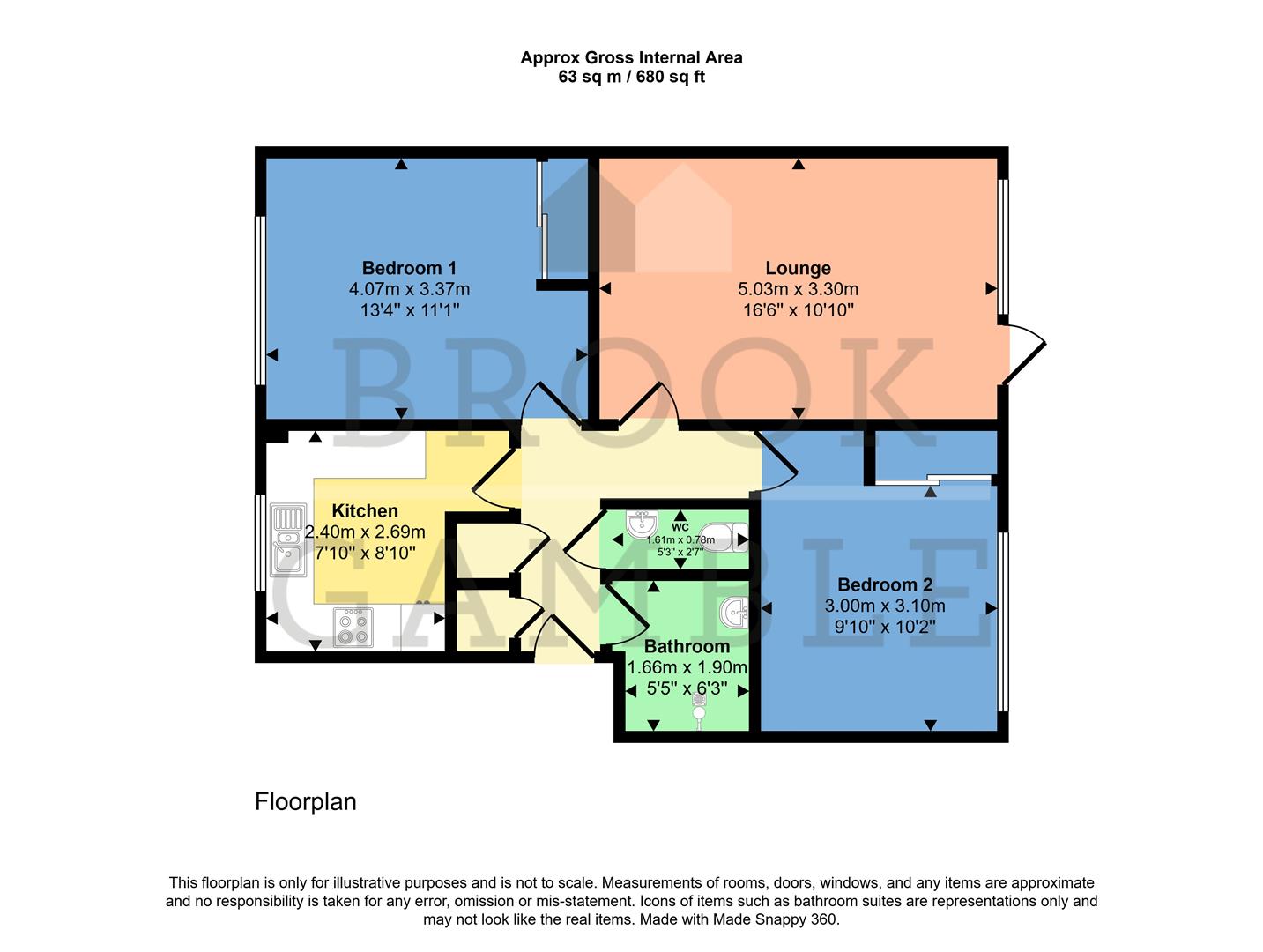 17, Shortdean Place, Eastbourne floorplan
