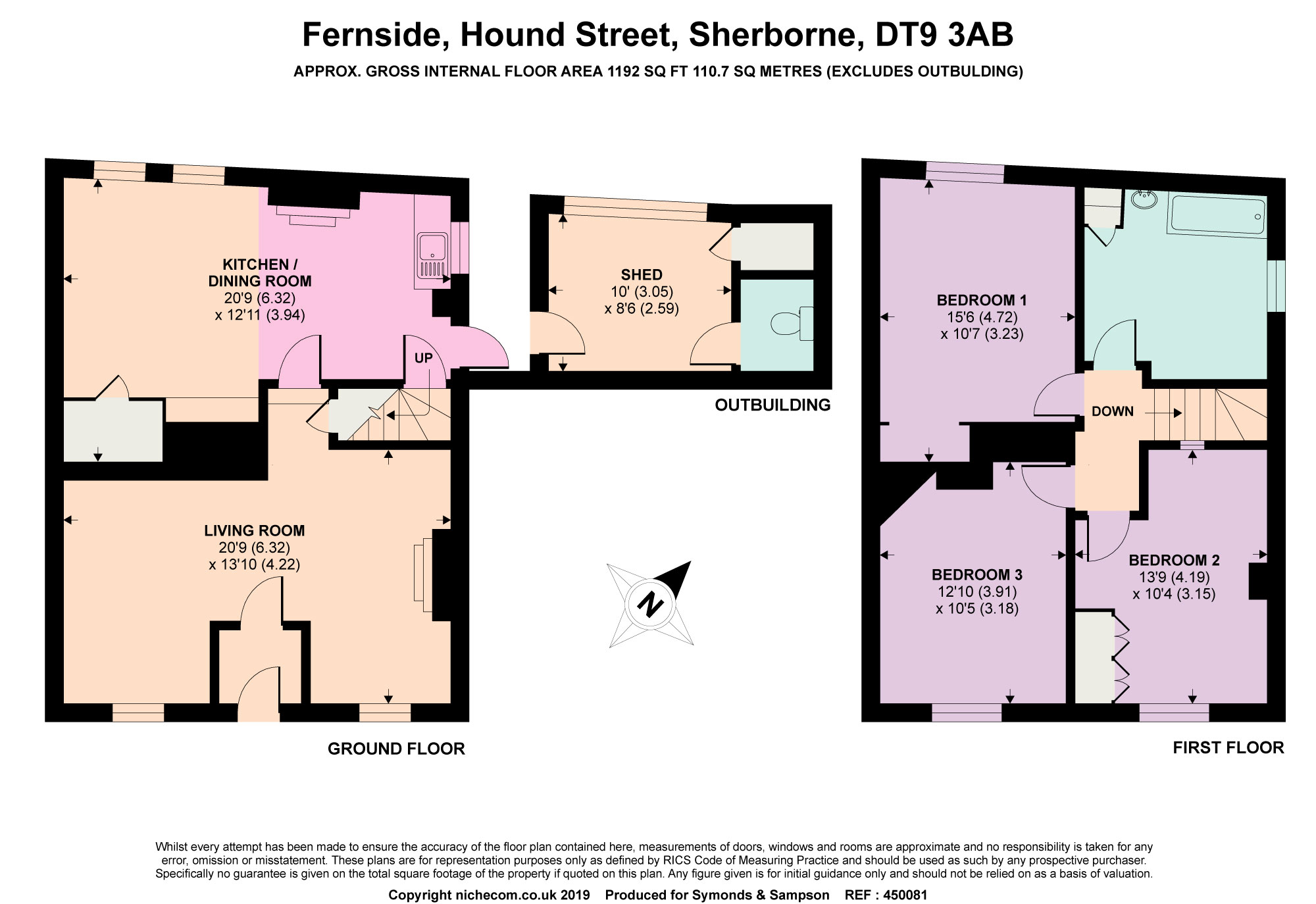 3 Bedrooms Terraced house for sale in Hound Street, Sherborne DT9