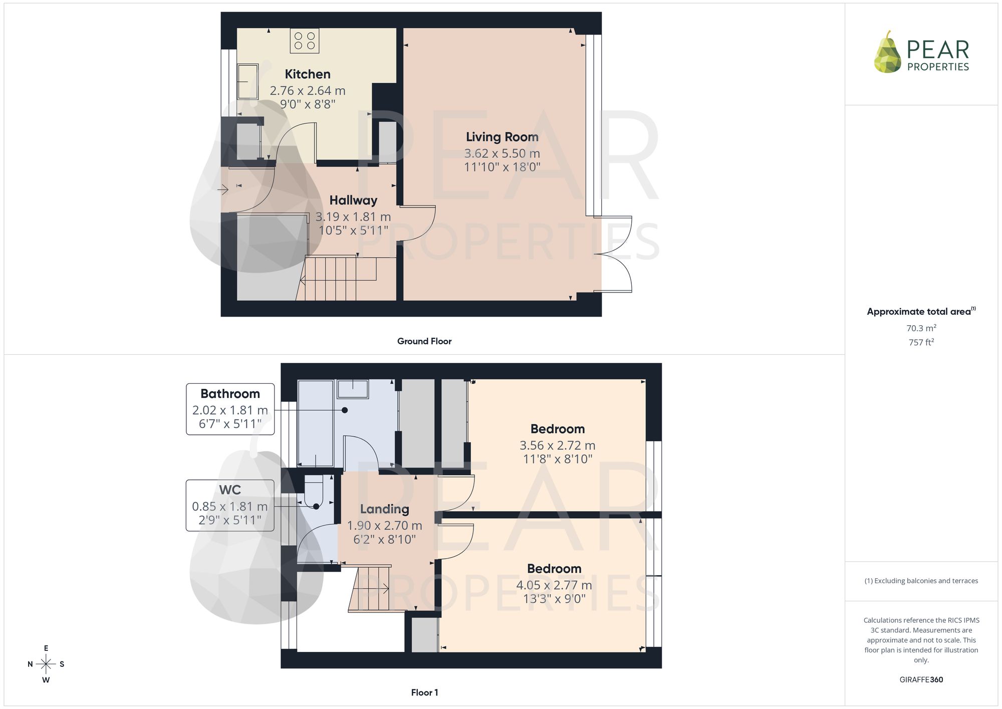137, Meadow Road, Worthing floorplan