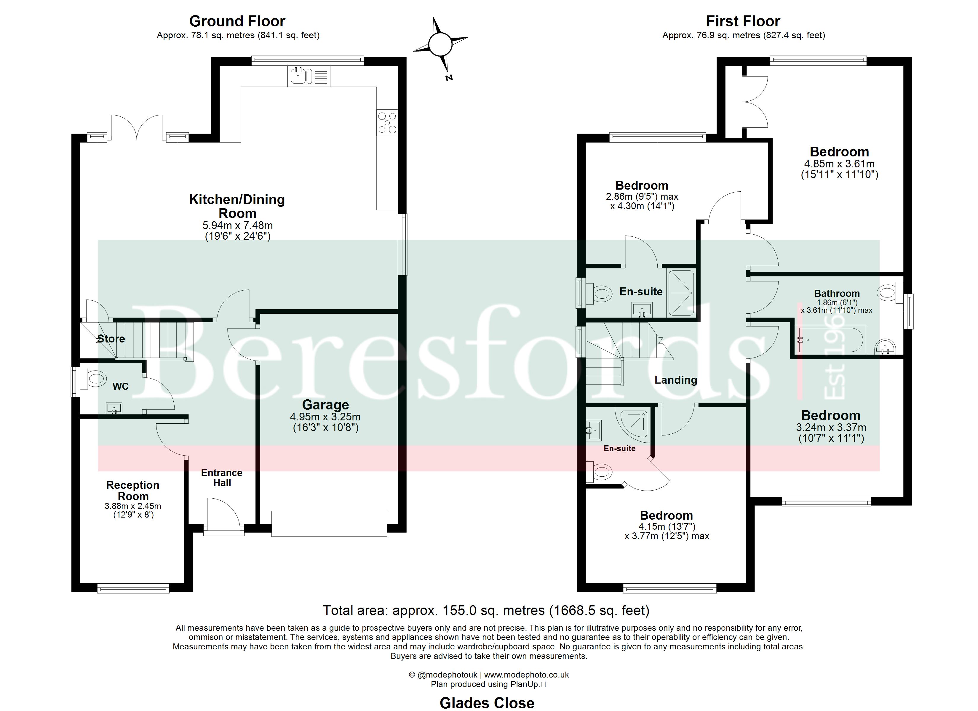 6, Glades Close, Romford floorplan