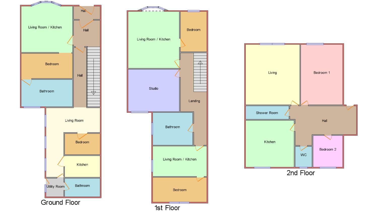 5 Bedrooms Flat for sale in Woodfield Road, Blackpool, Lancashire FY1