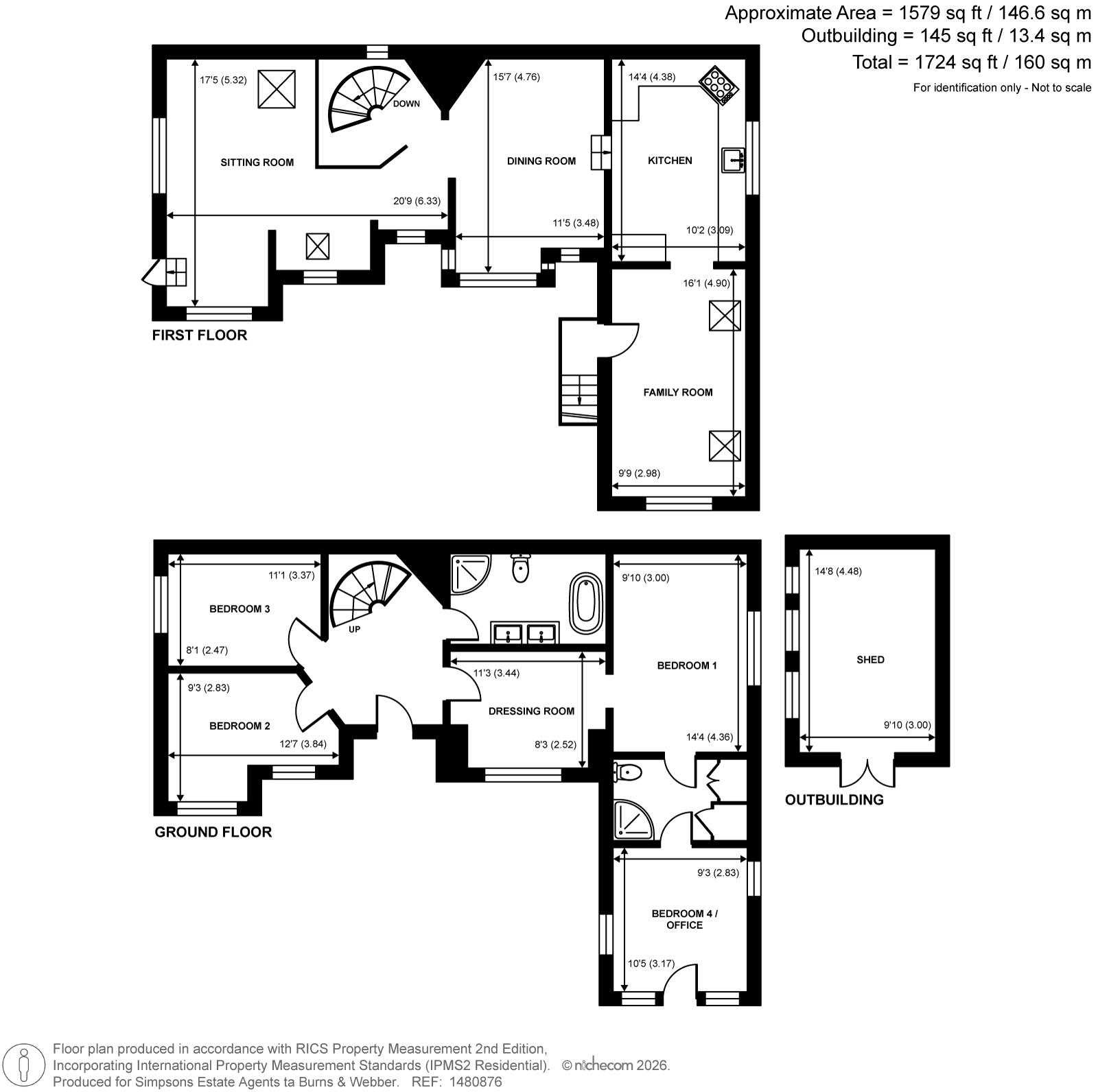 The Lodge,, Fairhill, Godalming floorplan