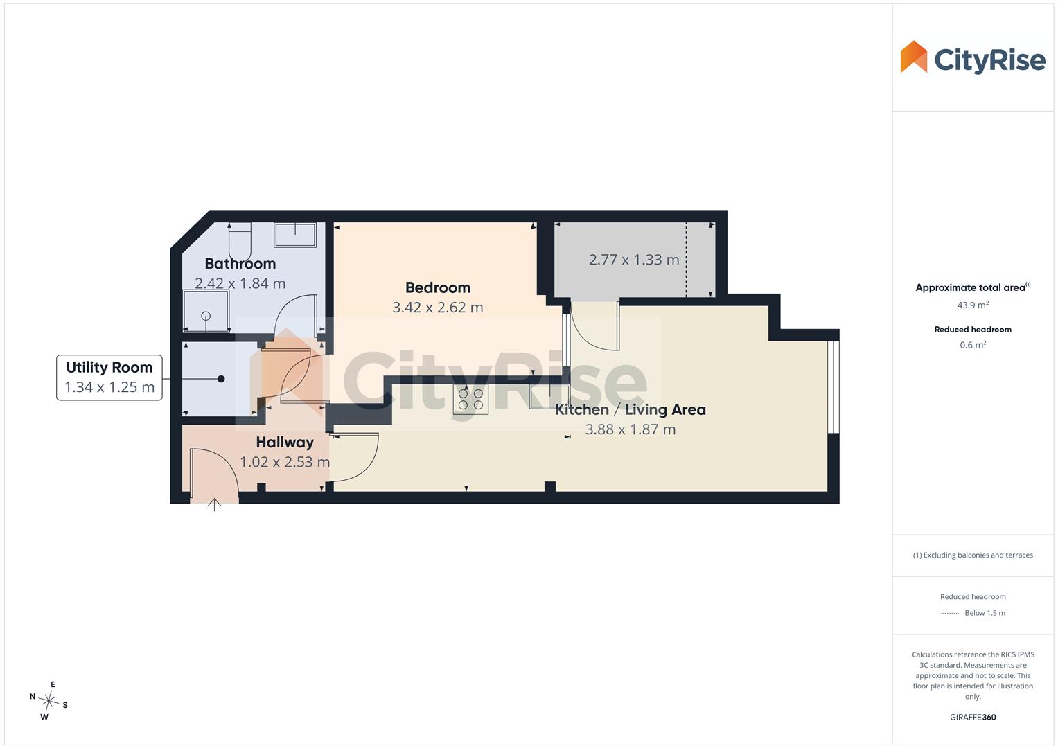 Apartment 7, The Pointe, Burrell Street, Wakefield floorplan
